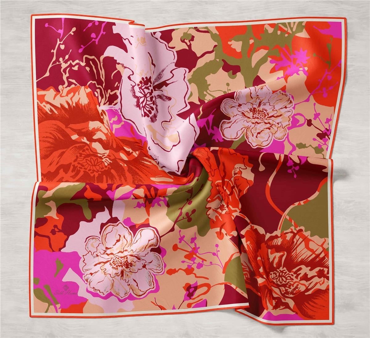 Silk Home Twill İpek Eşarp 11437-33