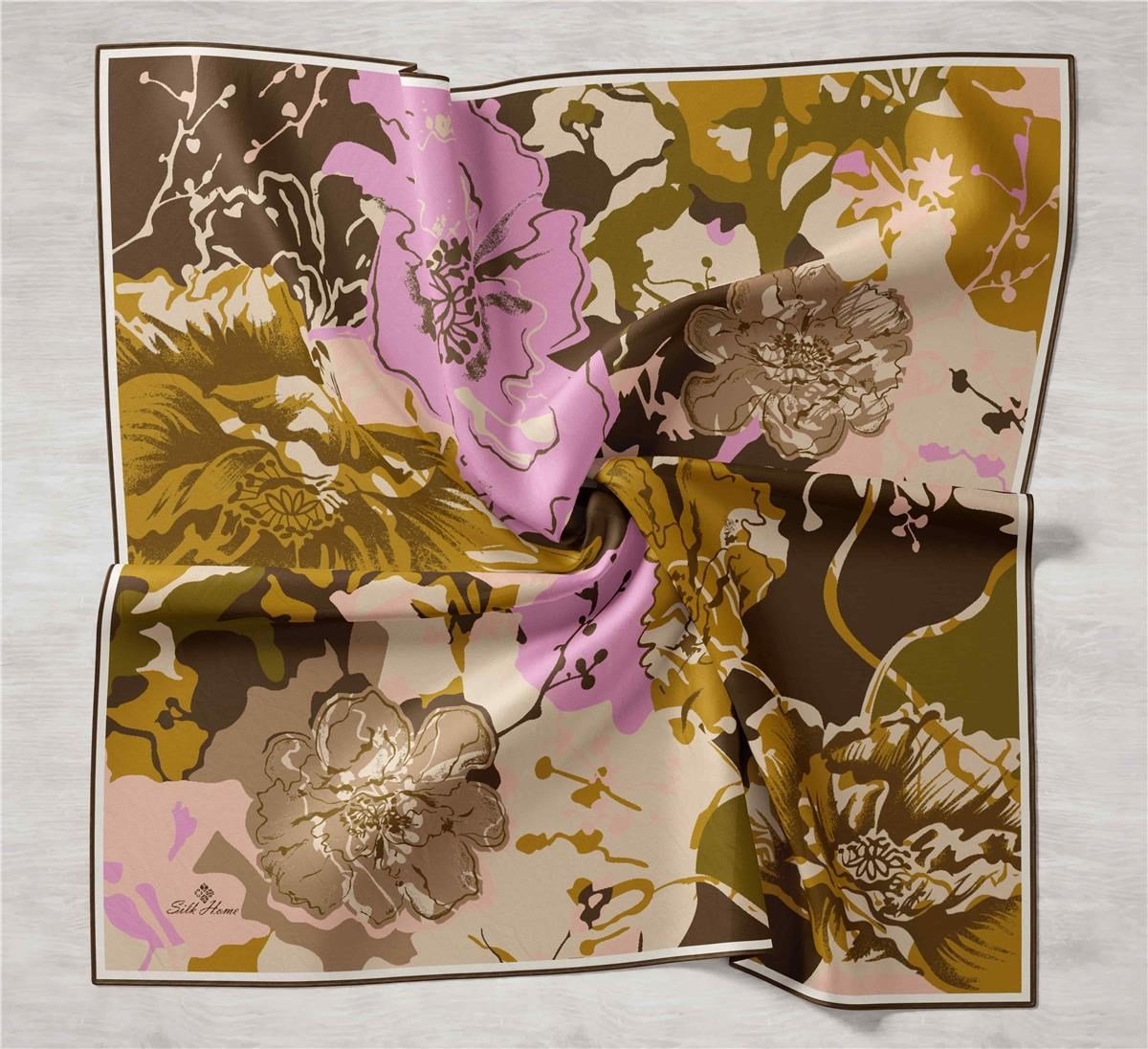 Silk Home Twill İpek Eşarp 11437-34