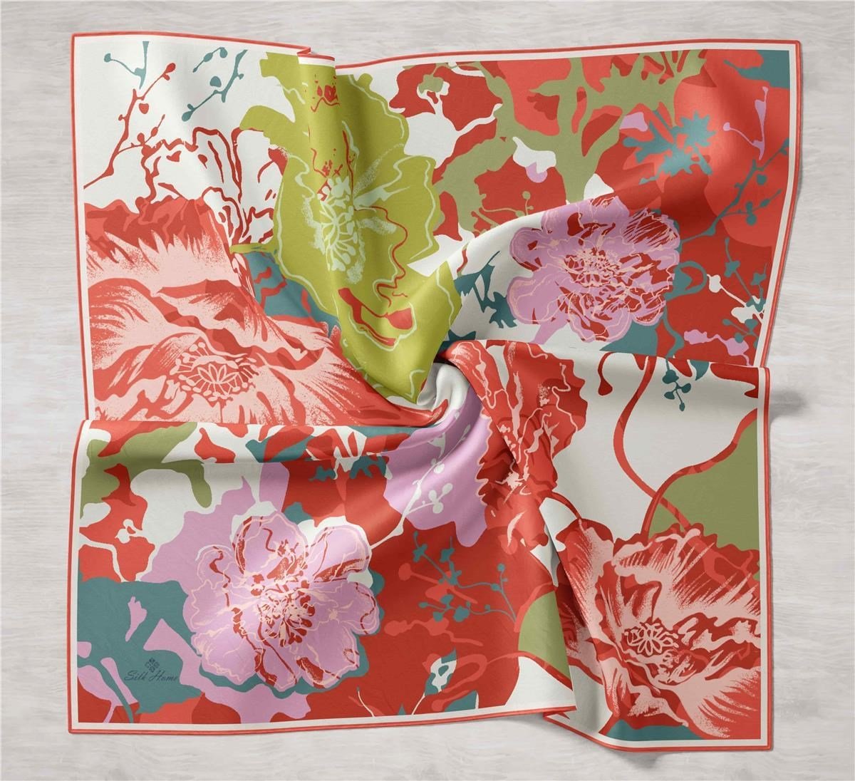 Silk Home Twill İpek Eşarp 11437-42