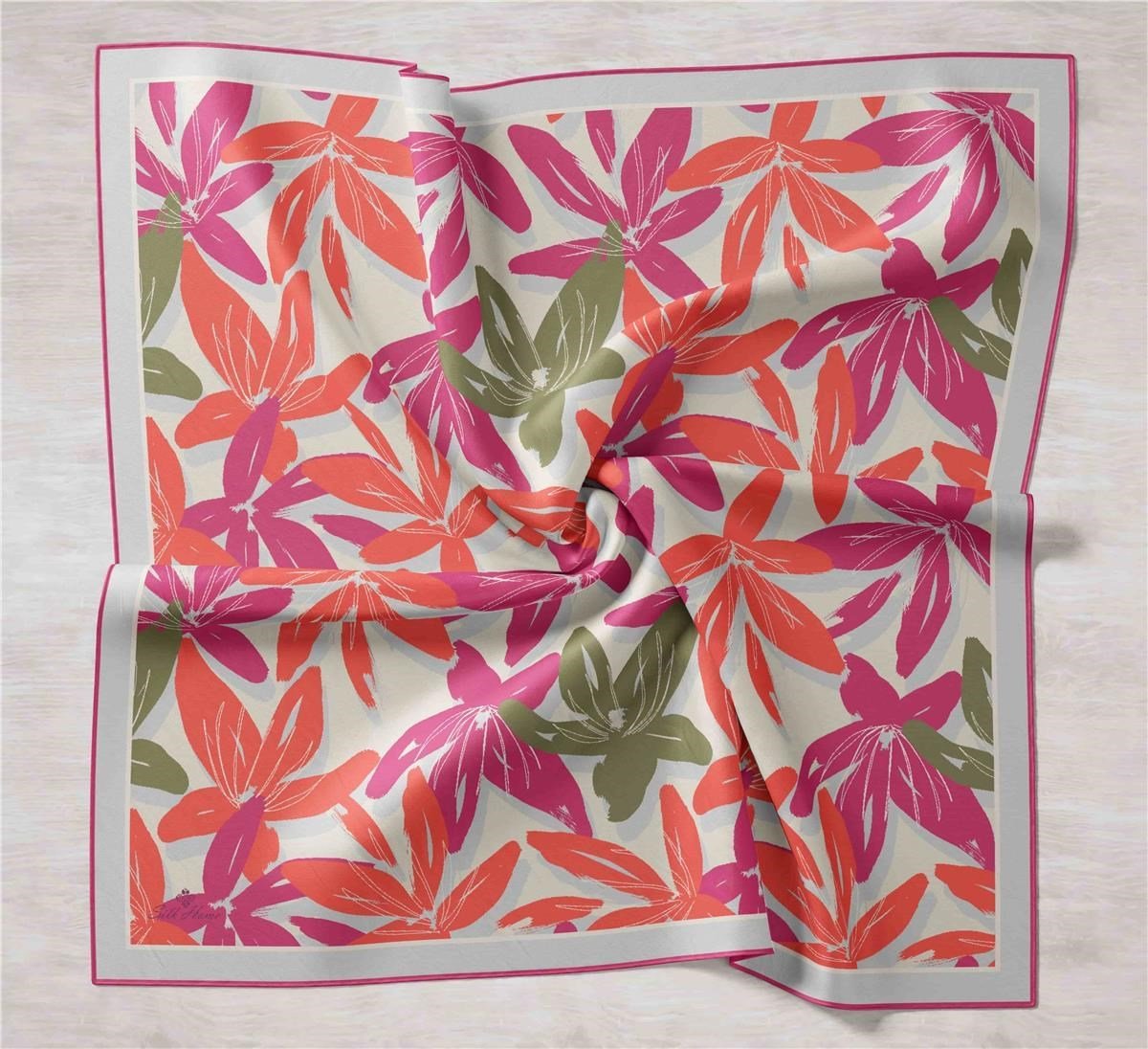 Silk Home Twill İpek Eşarp 11439-16