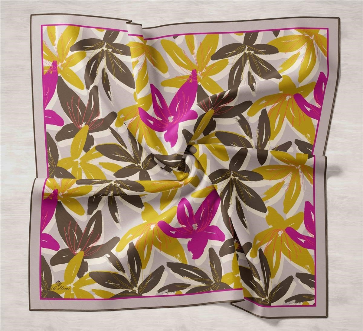 Silk Home Twill İpek Eşarp 11439-45
