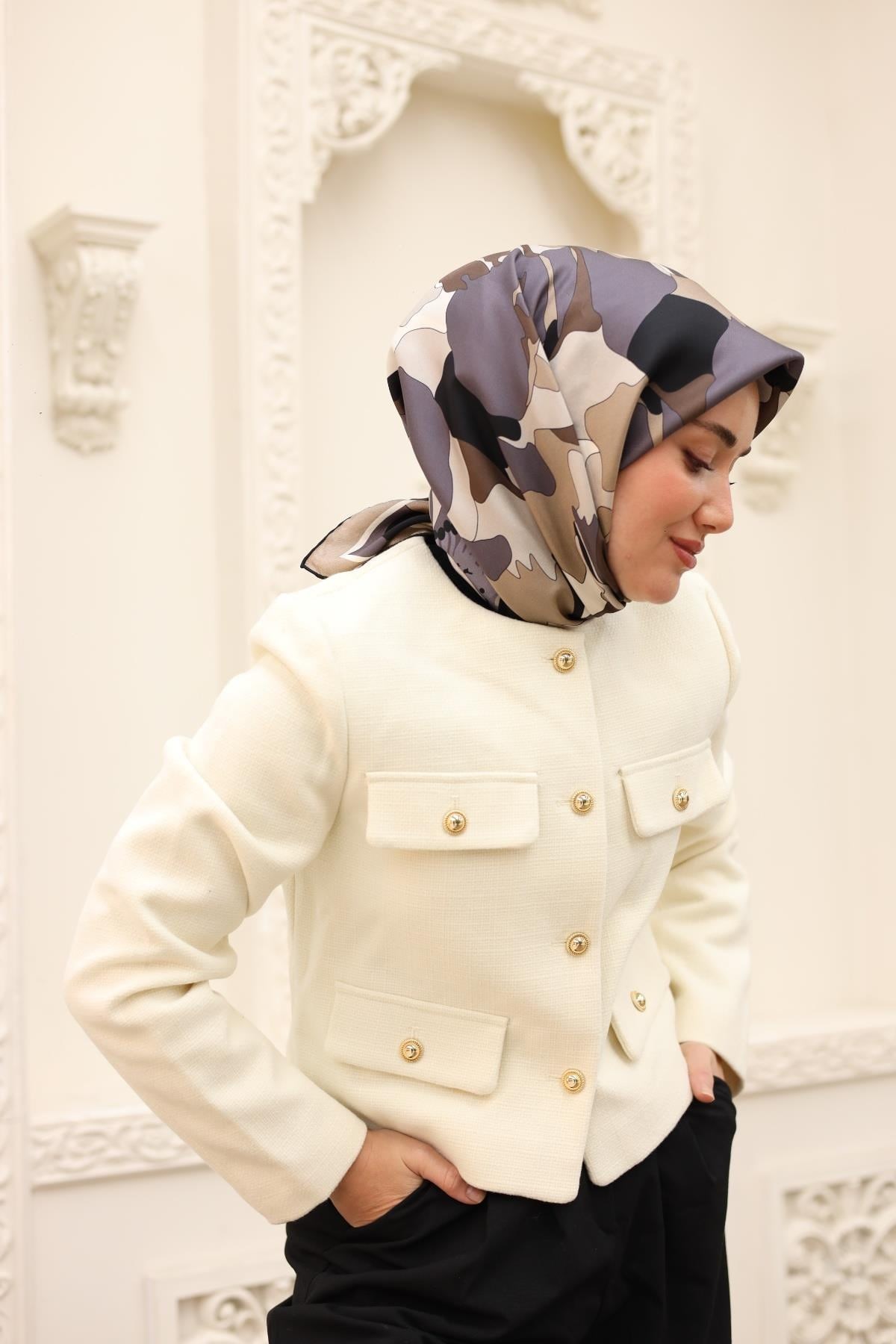 Silk Home Twill İpek Eşarp 11446-48