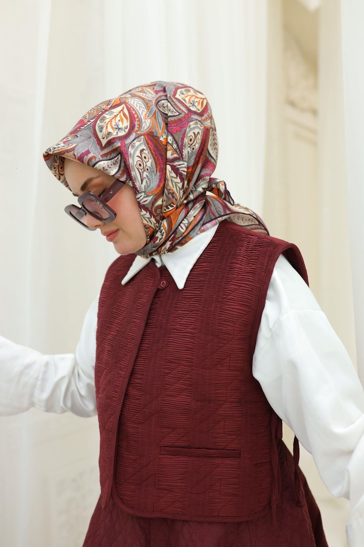 Silk Home Twill İpek Eşarp 11456-14