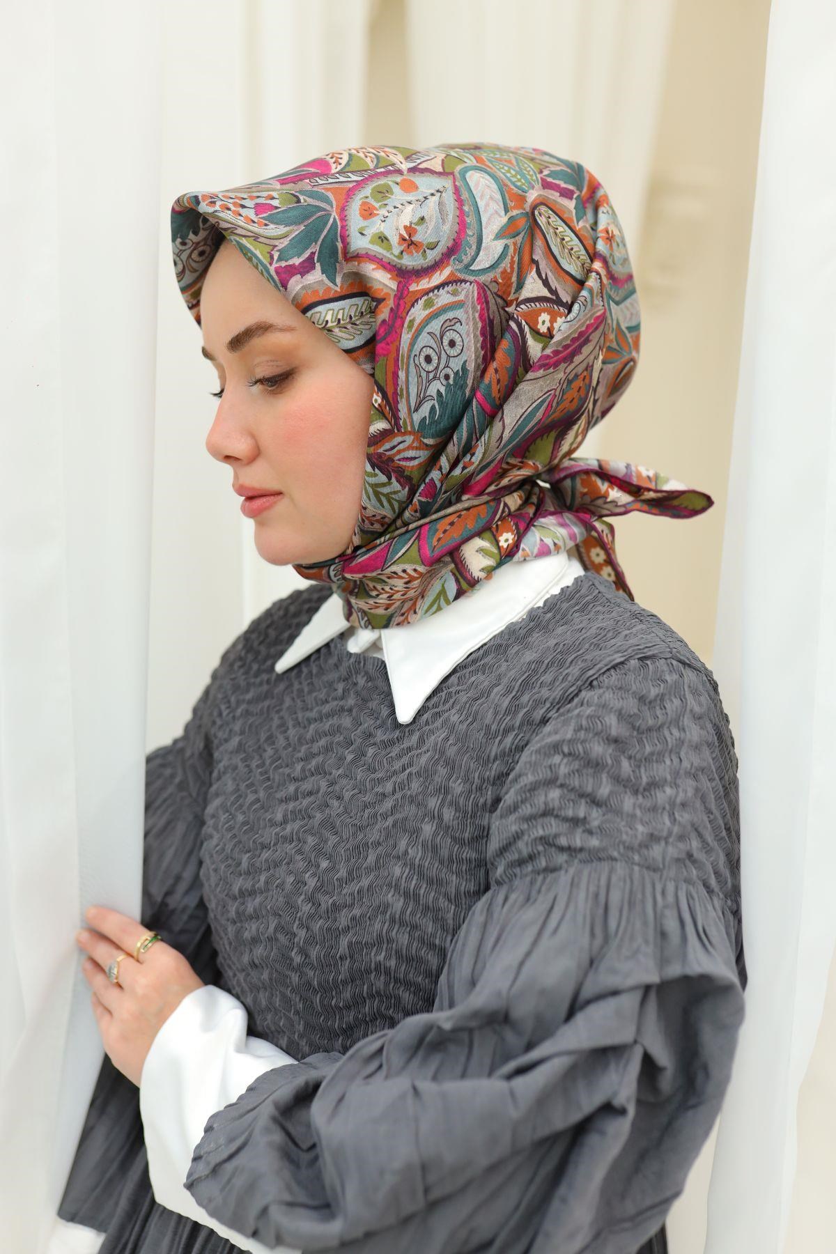 Silk Home Twill İpek Eşarp 11456-15