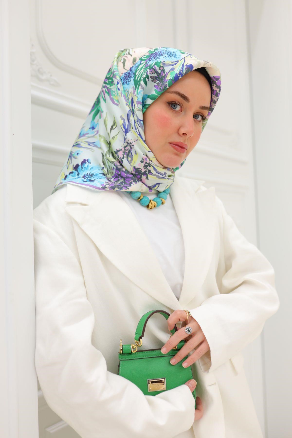Silk Home Twill İpek Eşarp 11457-64
