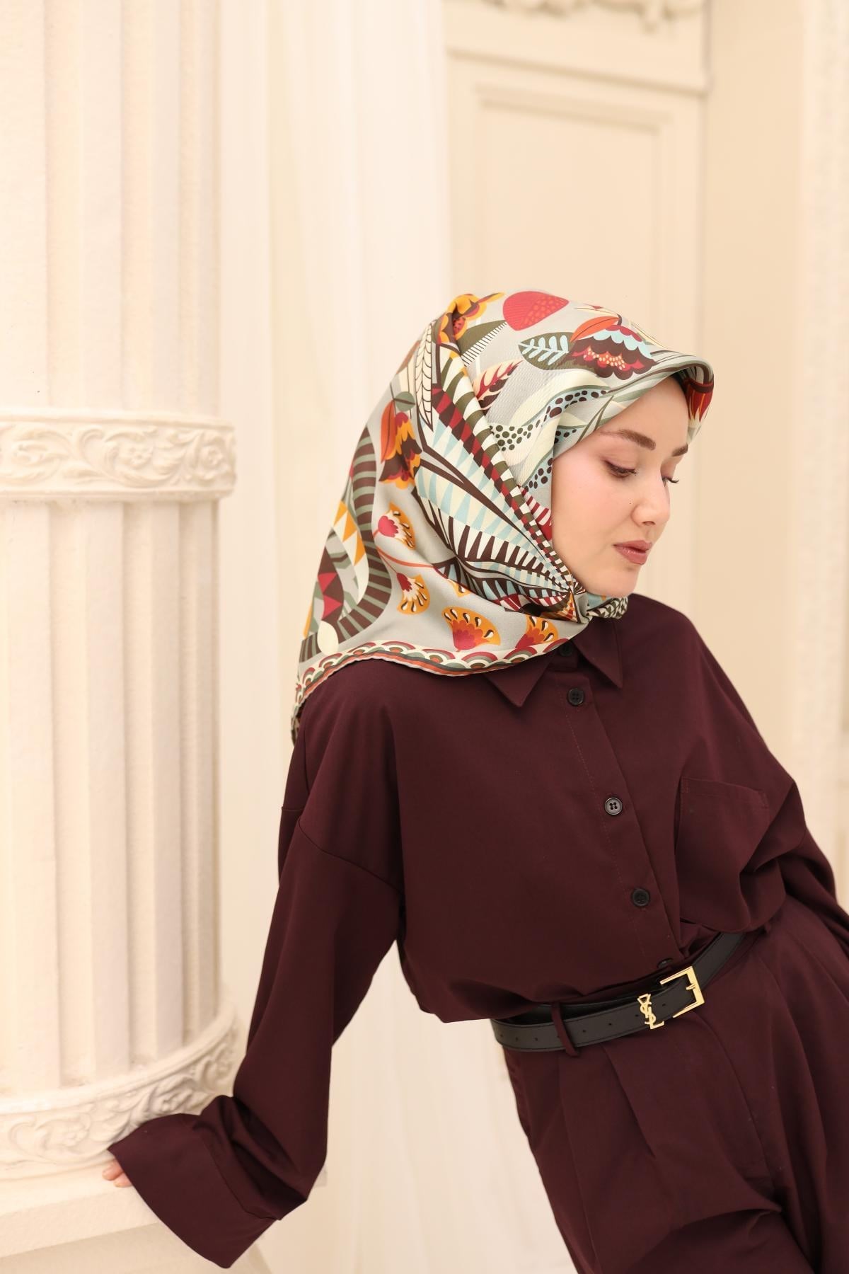 Silk Home Twill İpek Eşarp 11461-12