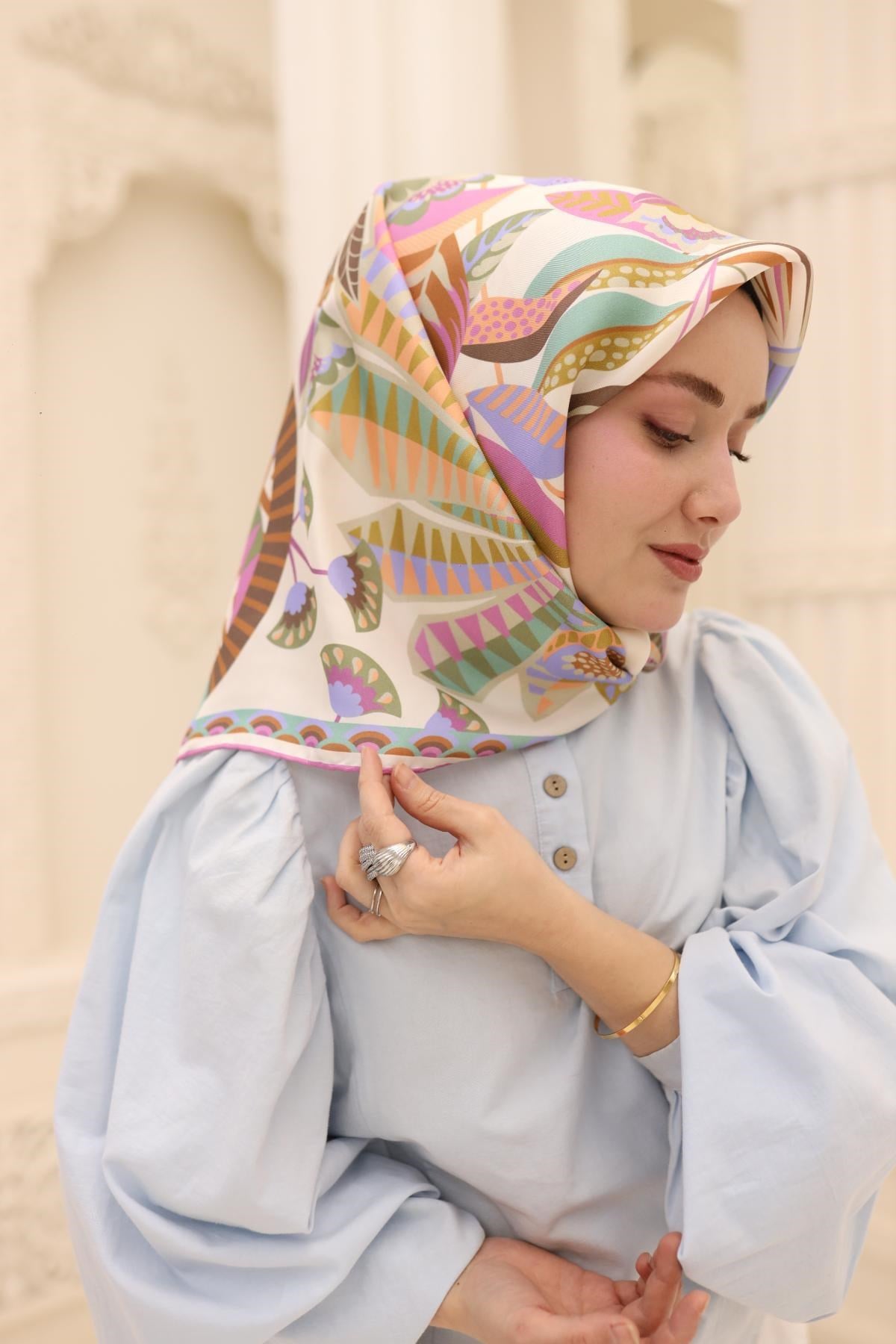 Silk Home Twill İpek Eşarp 11461-25