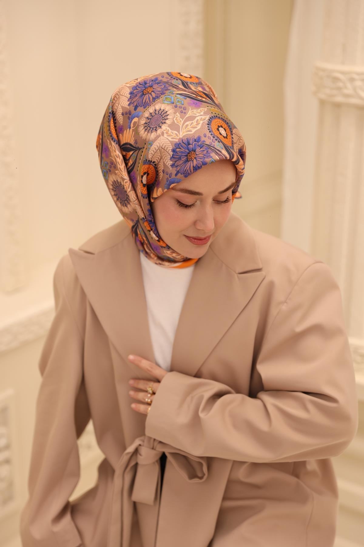 Silk Home Twill İpek Eşarp 11463-27