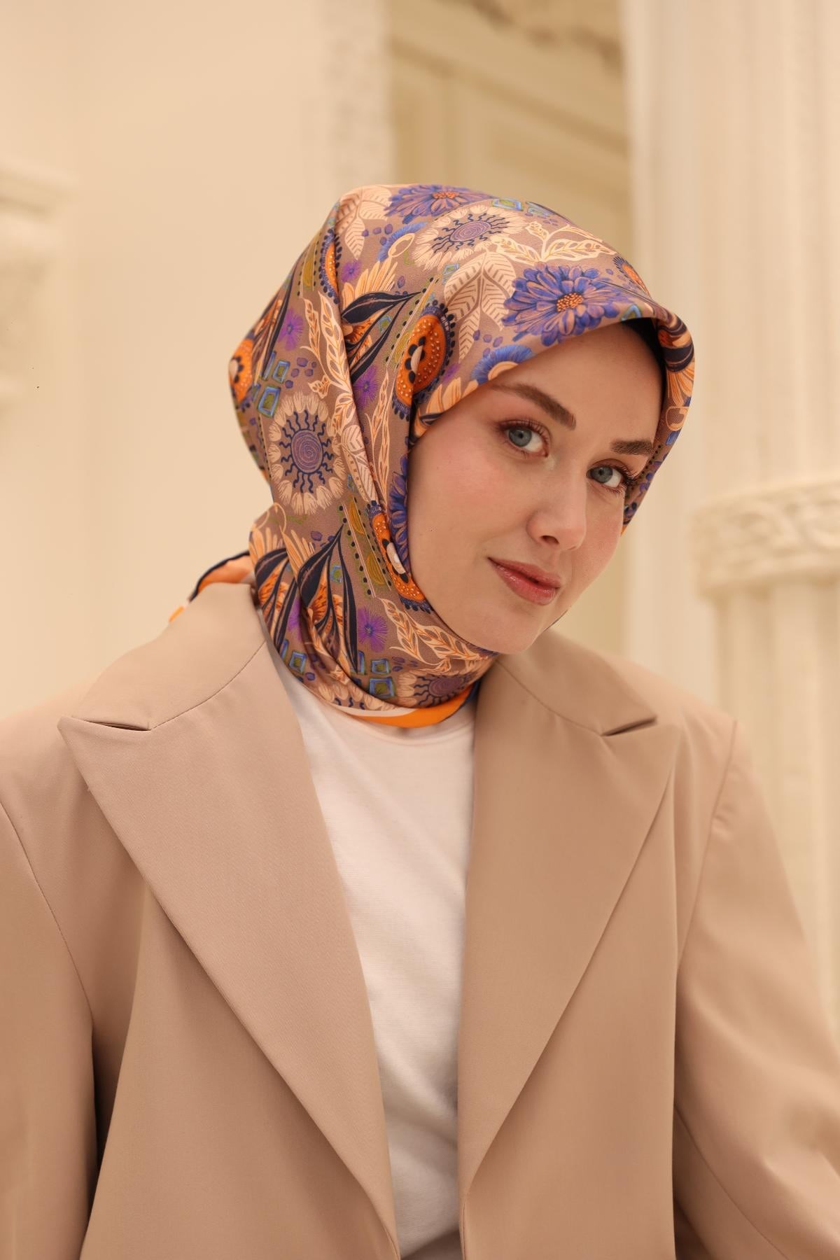 Silk Home Twill İpek Eşarp 11463-27