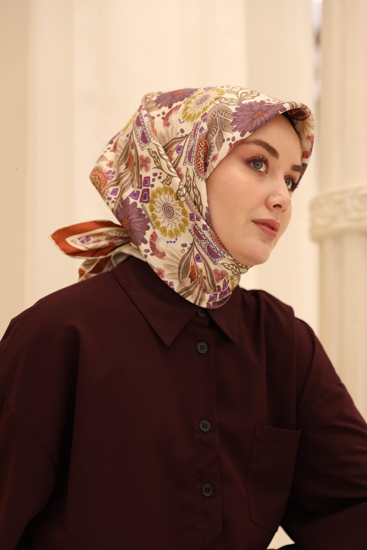 Silk Home Twill İpek Eşarp 11463-43