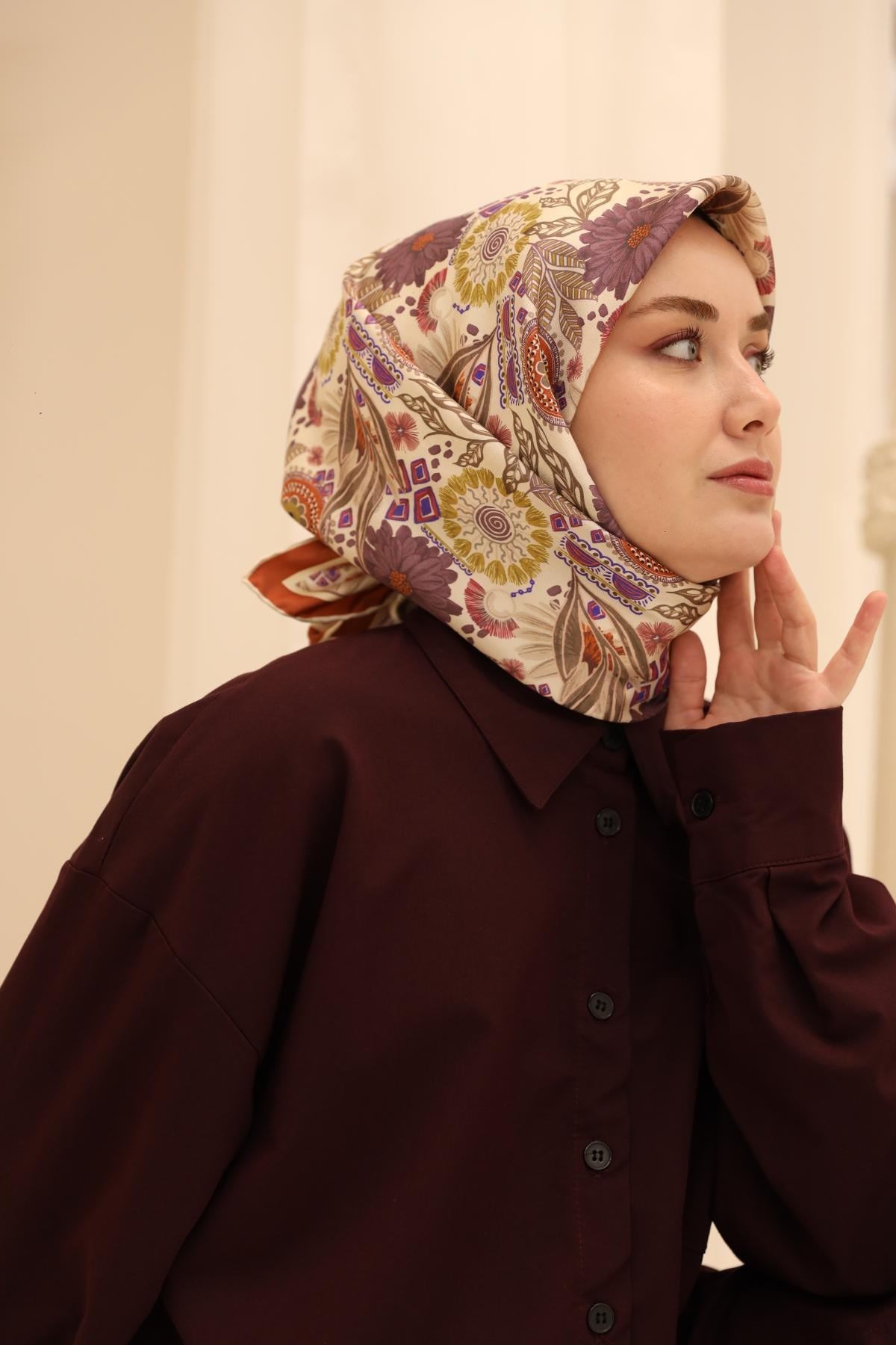 Silk Home Twill İpek Eşarp 11463-43