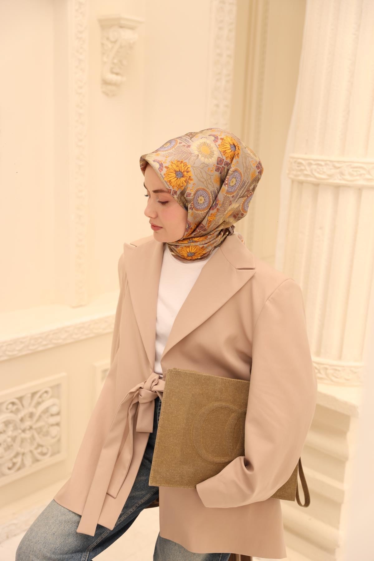 Silk Home Twill İpek Eşarp 11463-46