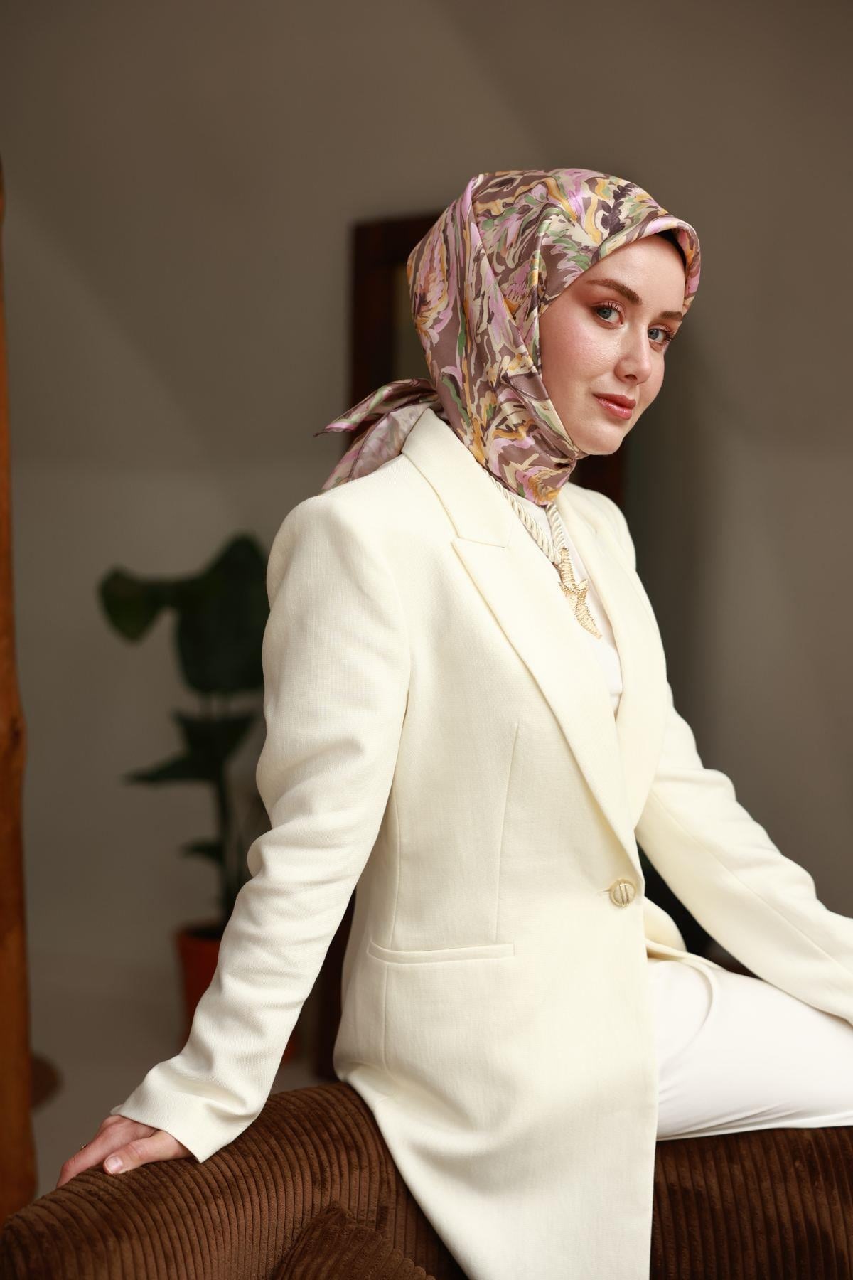 Silk Home Twill İpek Eşarp 11469-27