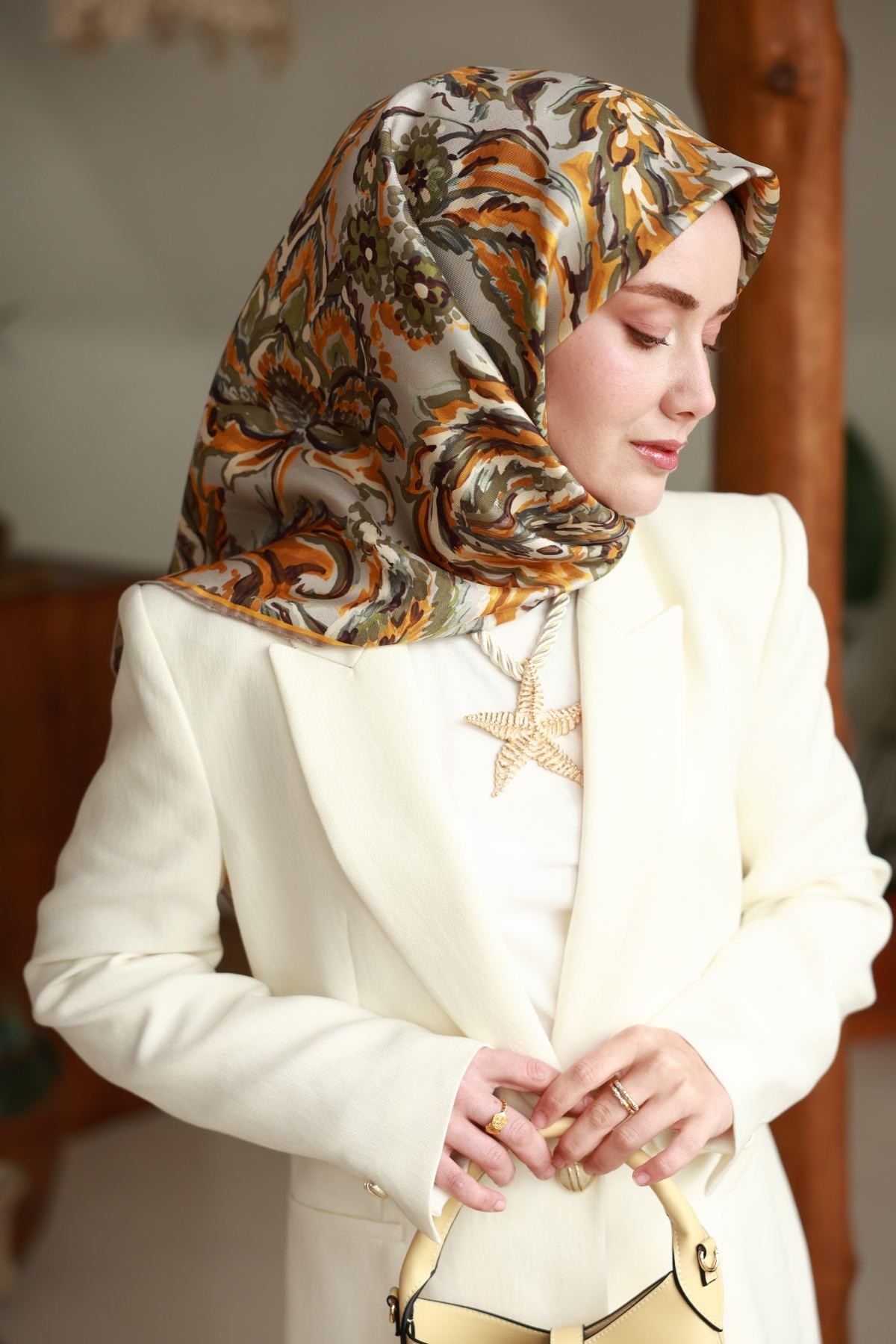 Silk Home Twill İpek Eşarp 11469-34