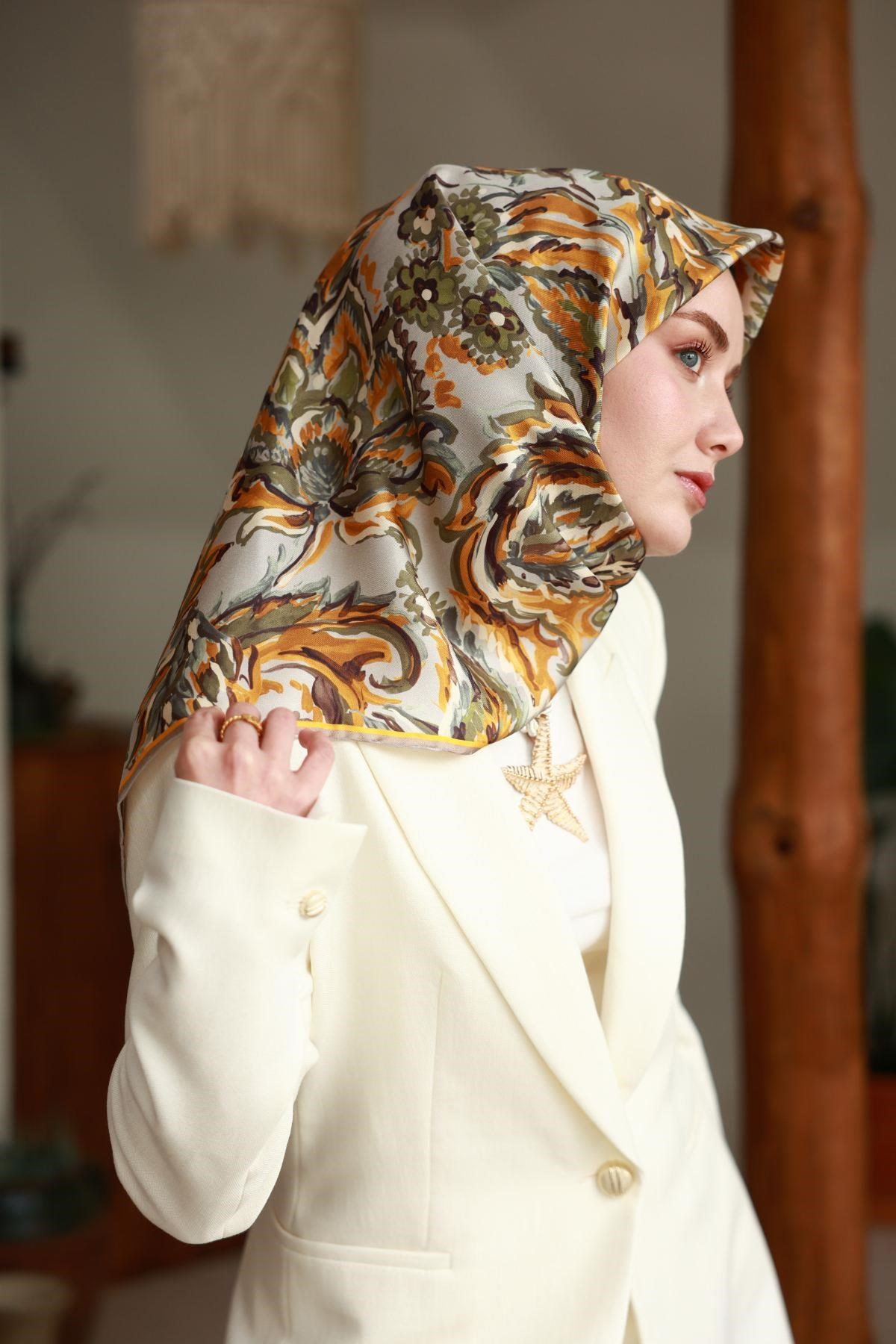 Silk Home Twill İpek Eşarp 11469-34