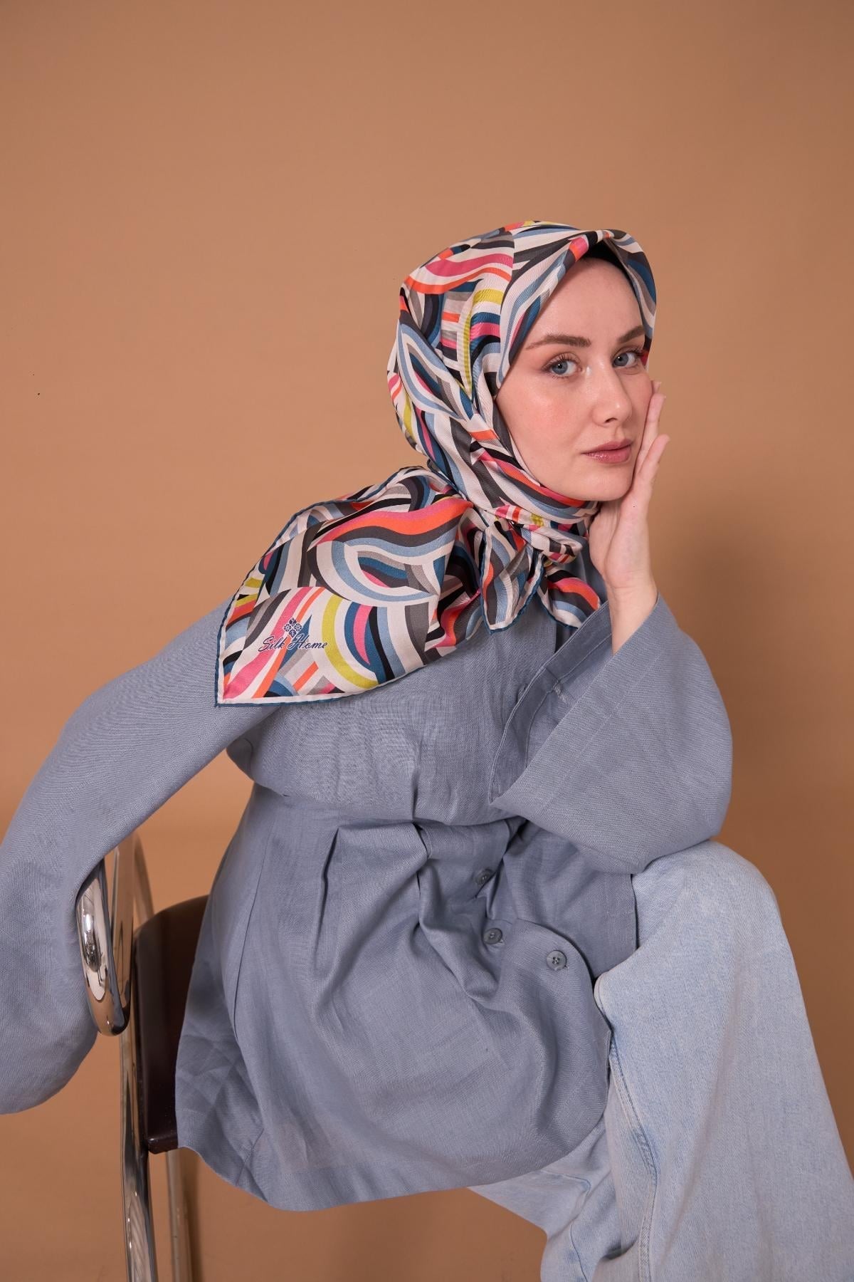 Silk Home Twill İpek Eşarp 11471-34