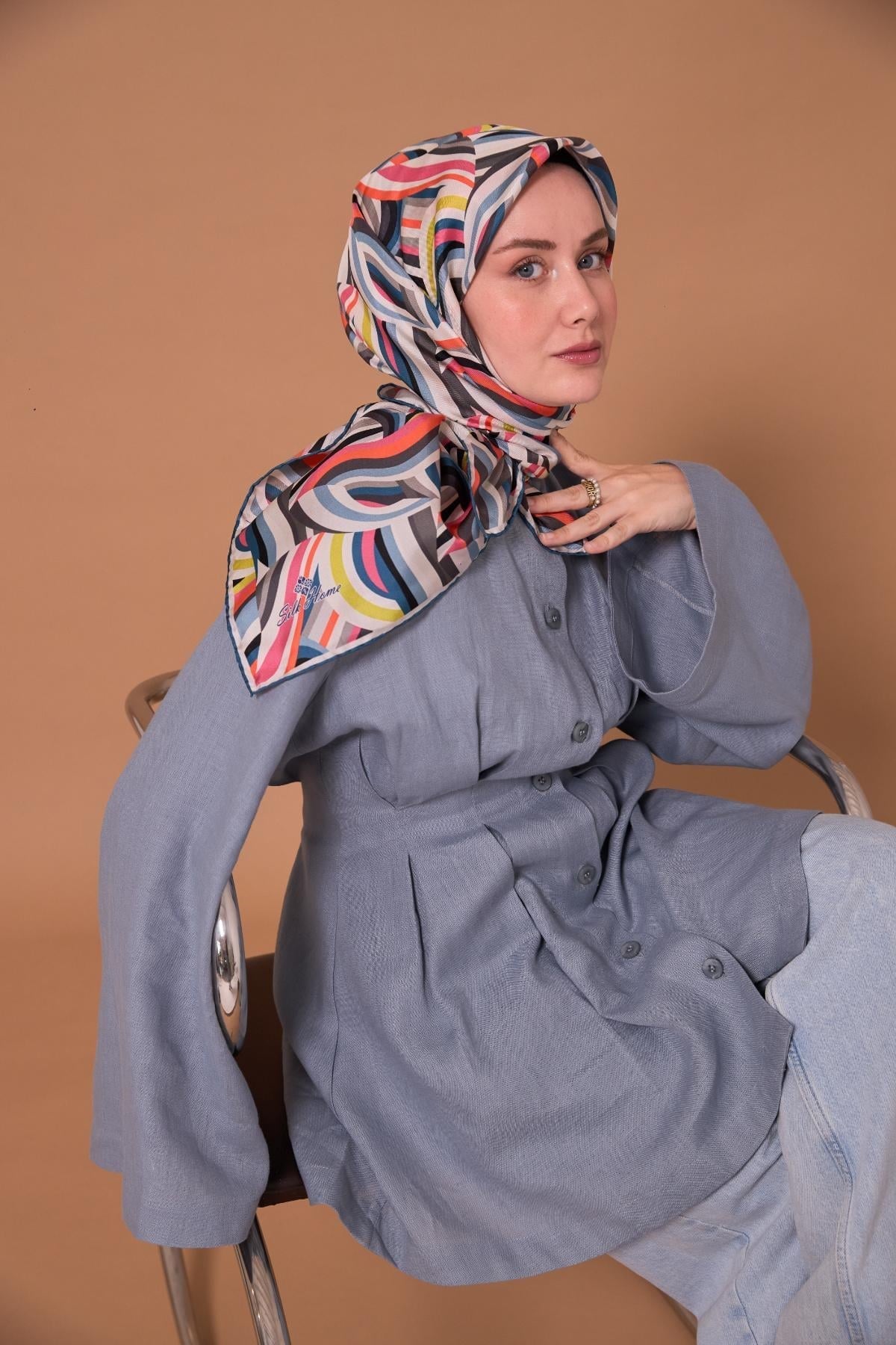 Silk Home Twill İpek Eşarp 11471-34
