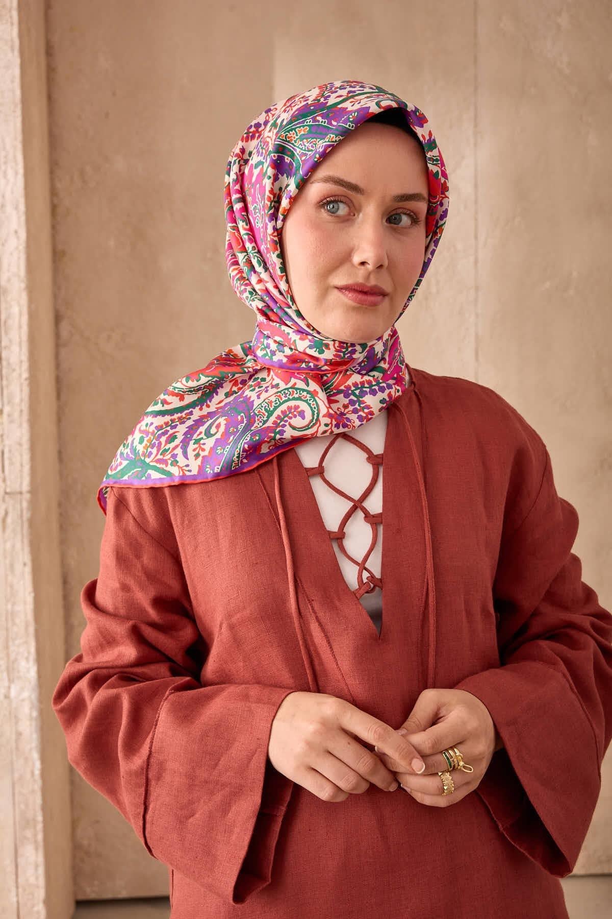 Silk Home Twill İpek Eşarp 11473-43