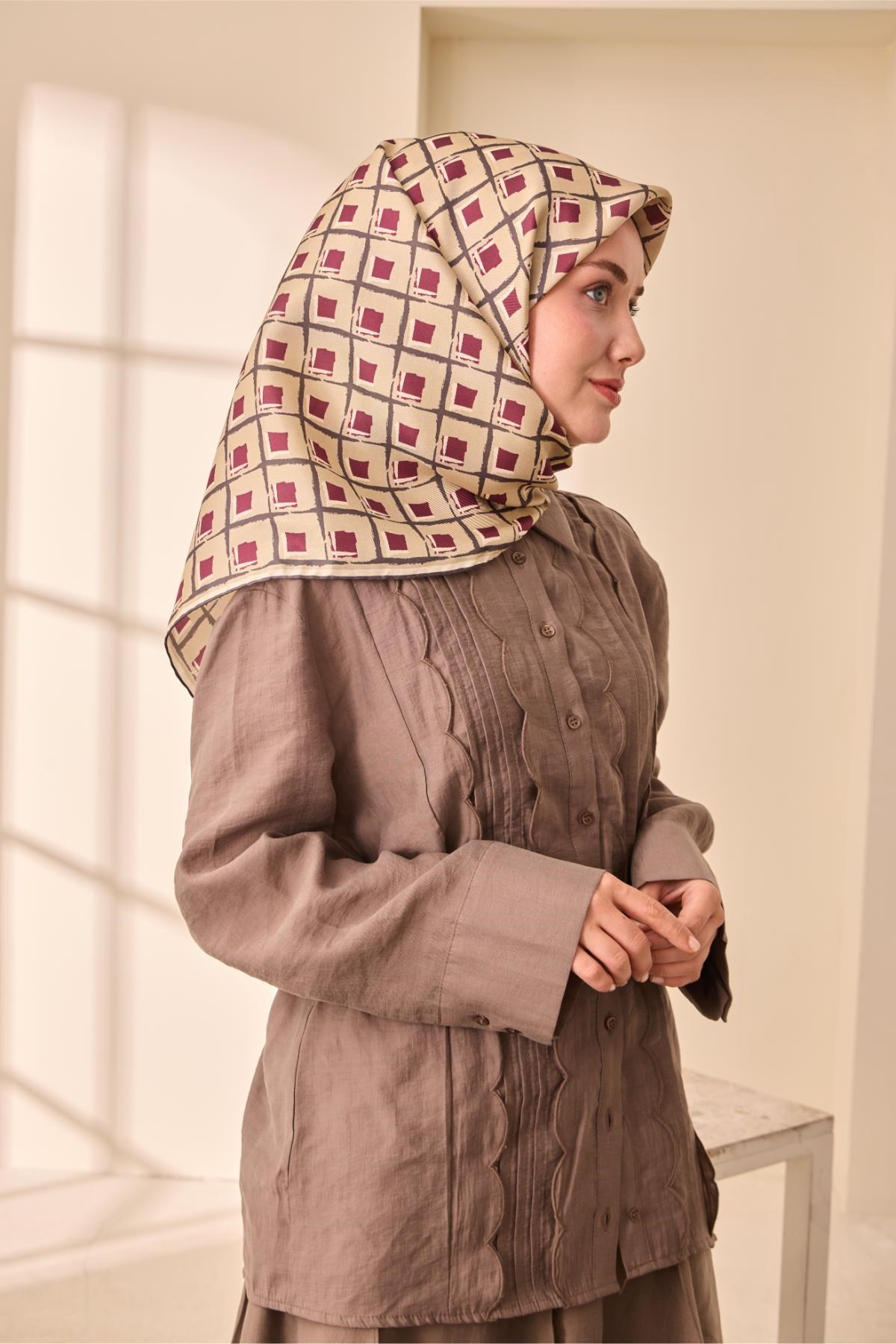 Silk Home Twill İpek Eşarp 11474-22