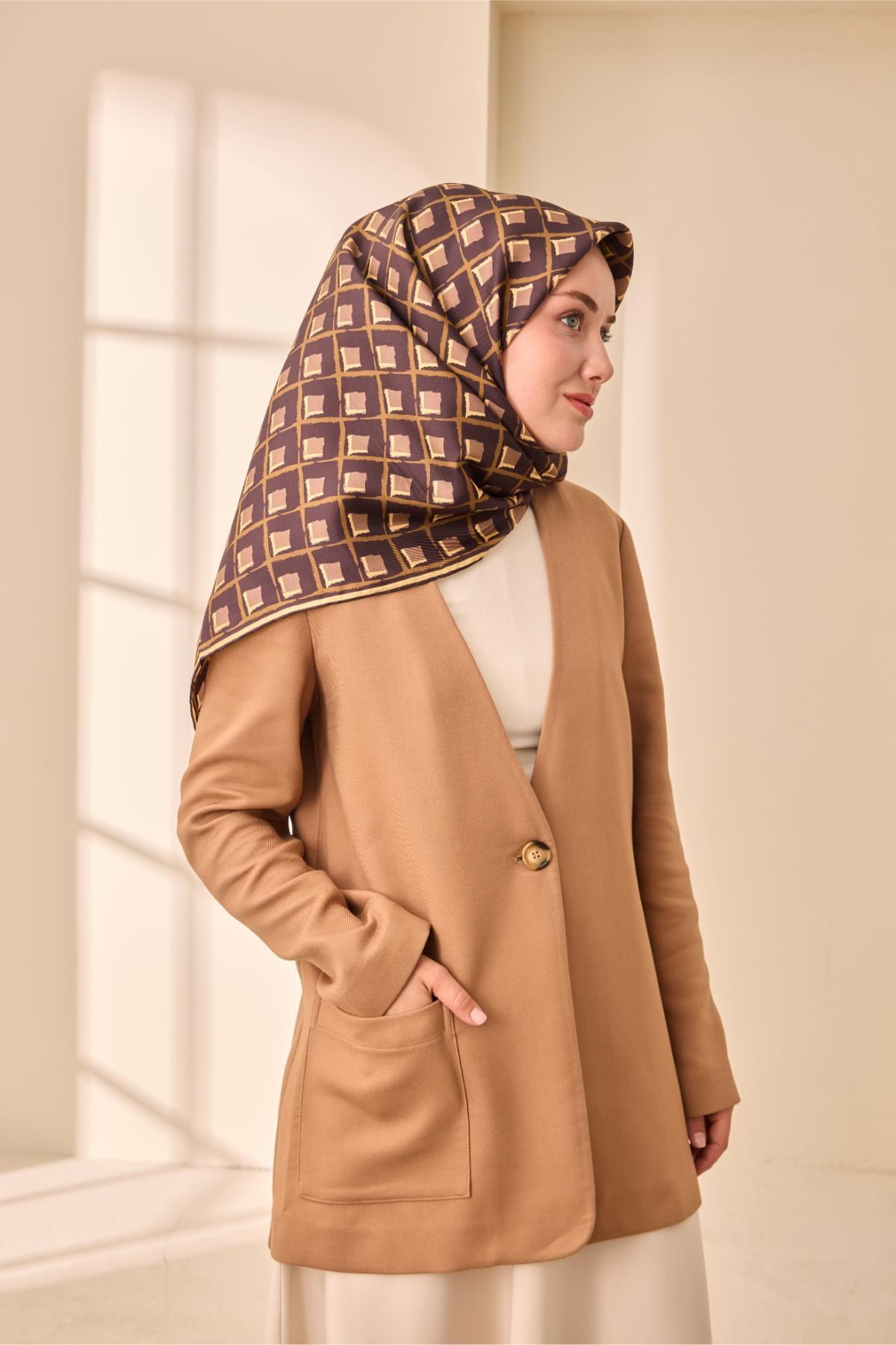 Silk Home Twill İpek Eşarp 11474-27