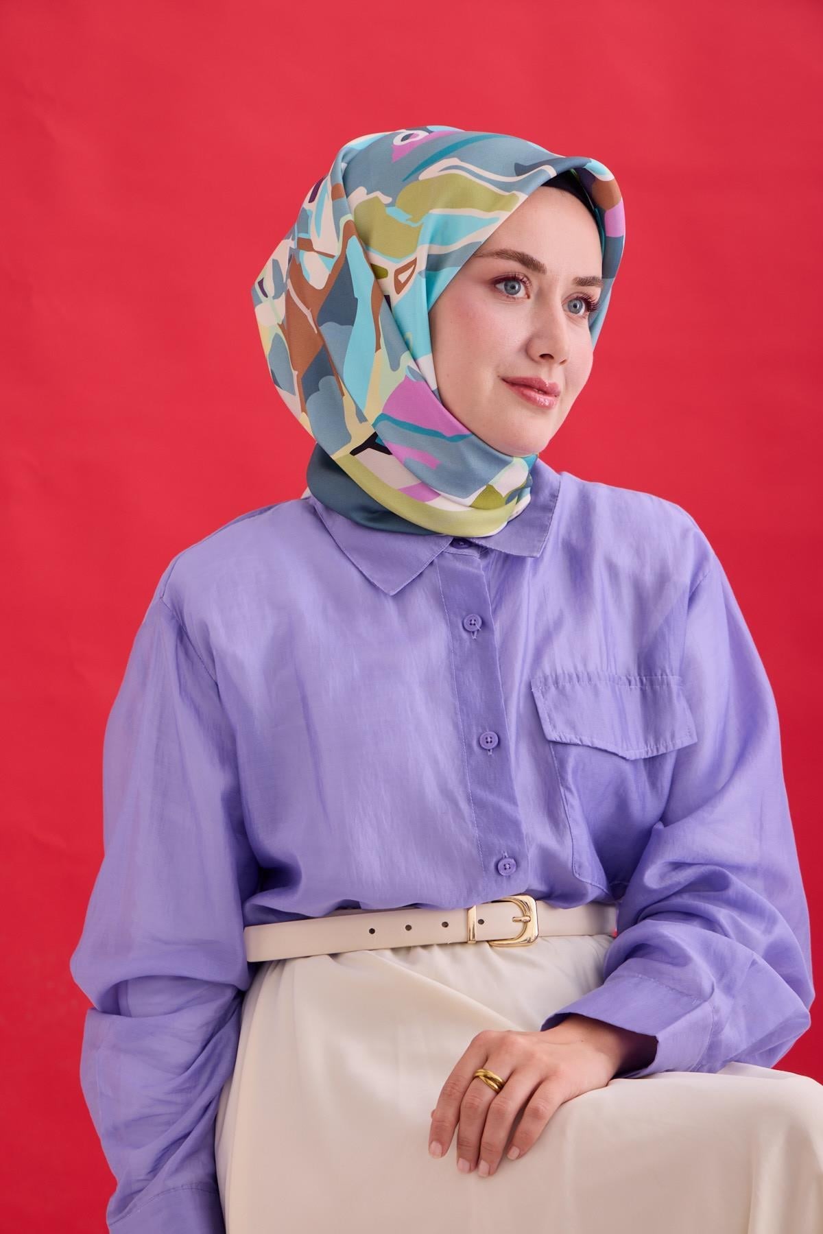 Silk Home Twill İpek Eşarp 11475-12