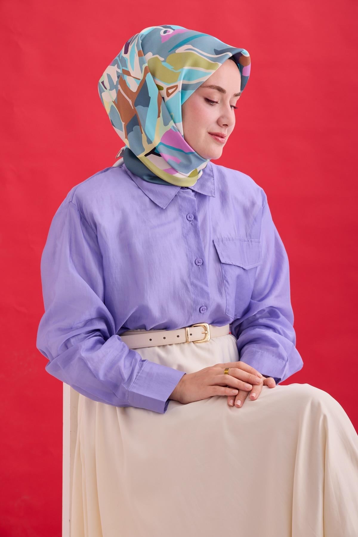 Silk Home Twill İpek Eşarp 11475-12