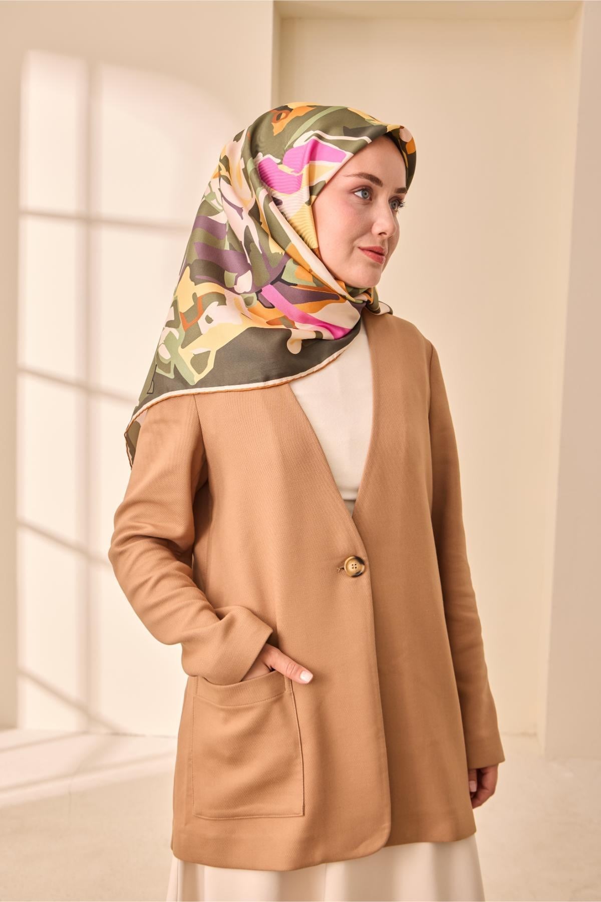 Silk Home Twill İpek Eşarp 11475-22