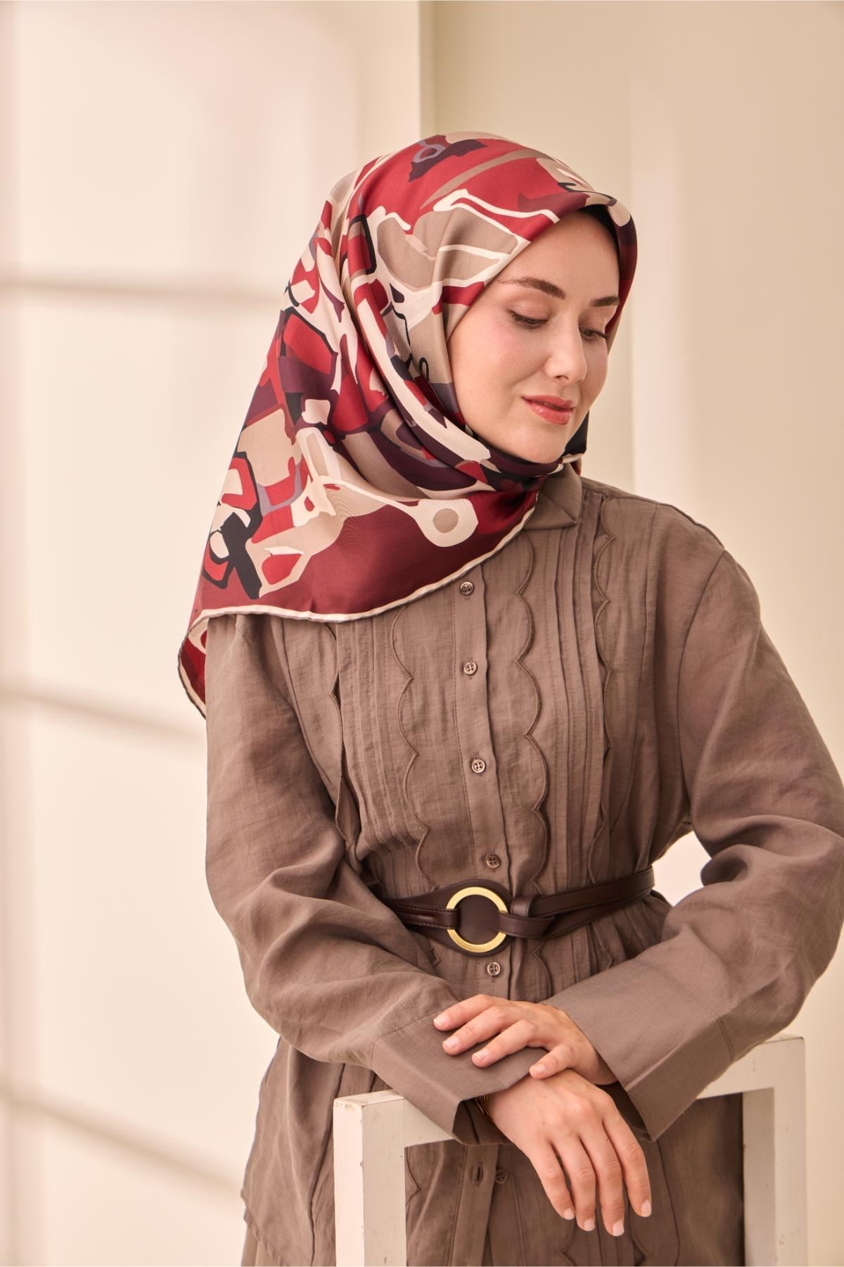 Silk Home Twill İpek Eşarp 11475-28