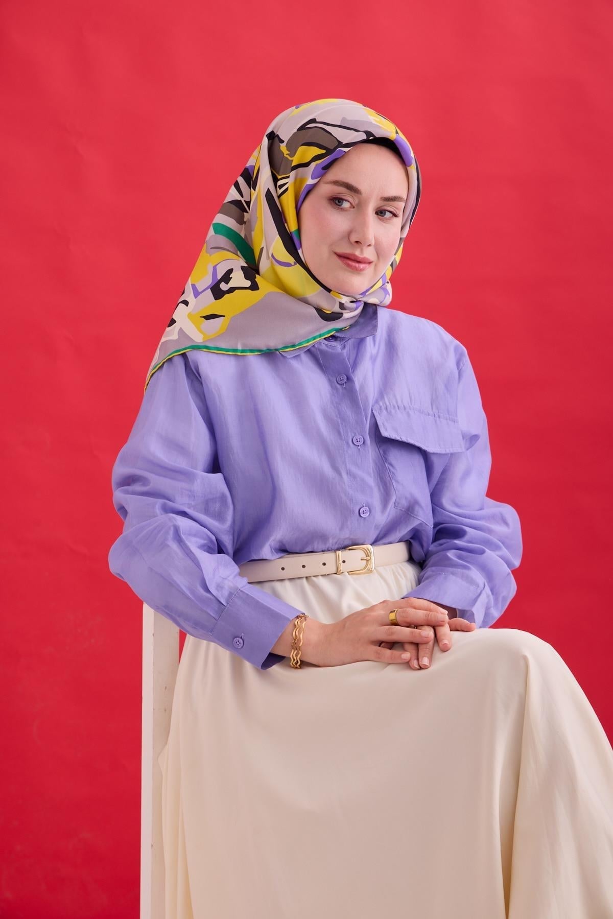 Silk Home Twill İpek Eşarp 11475-40