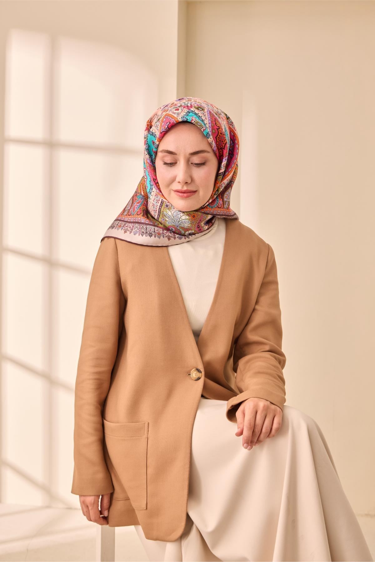 Silk Home Twill İpek Eşarp 11476-01