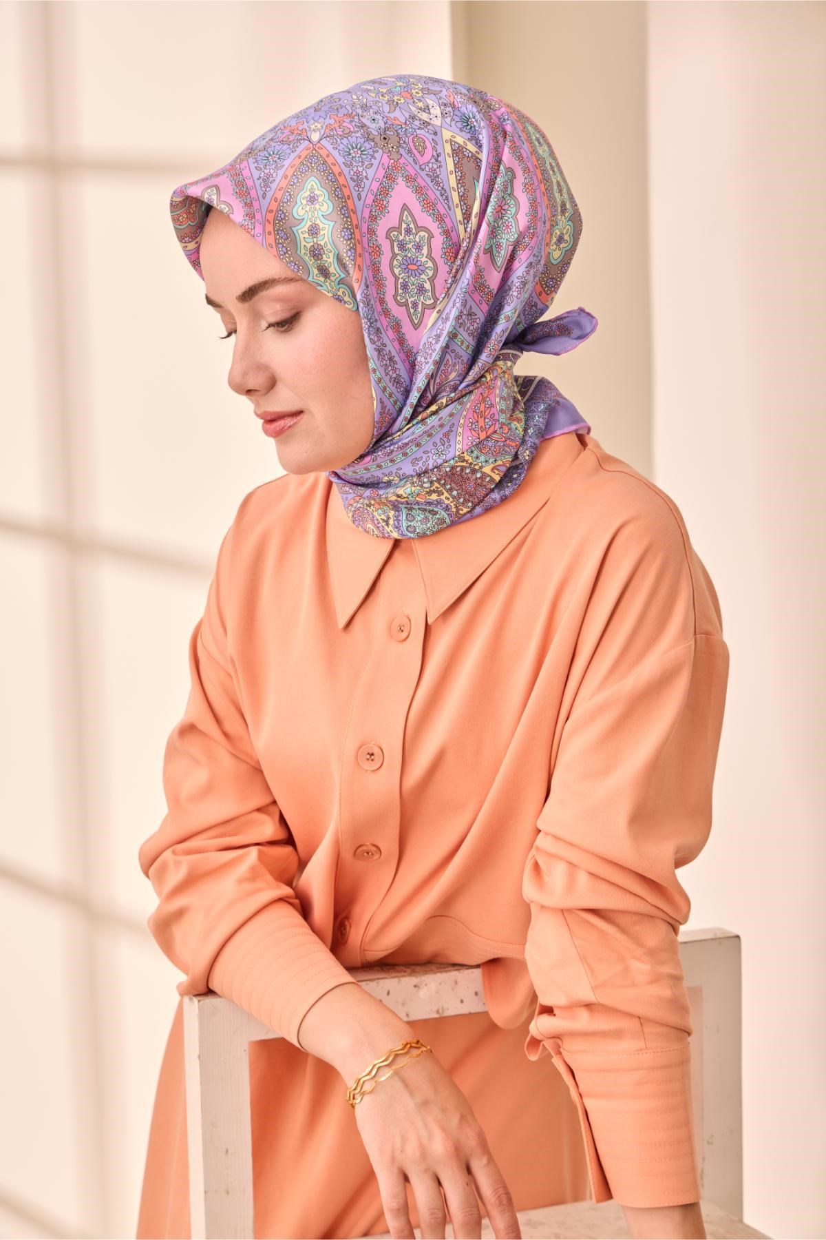 Silk Home Twill İpek Eşarp 11476-07