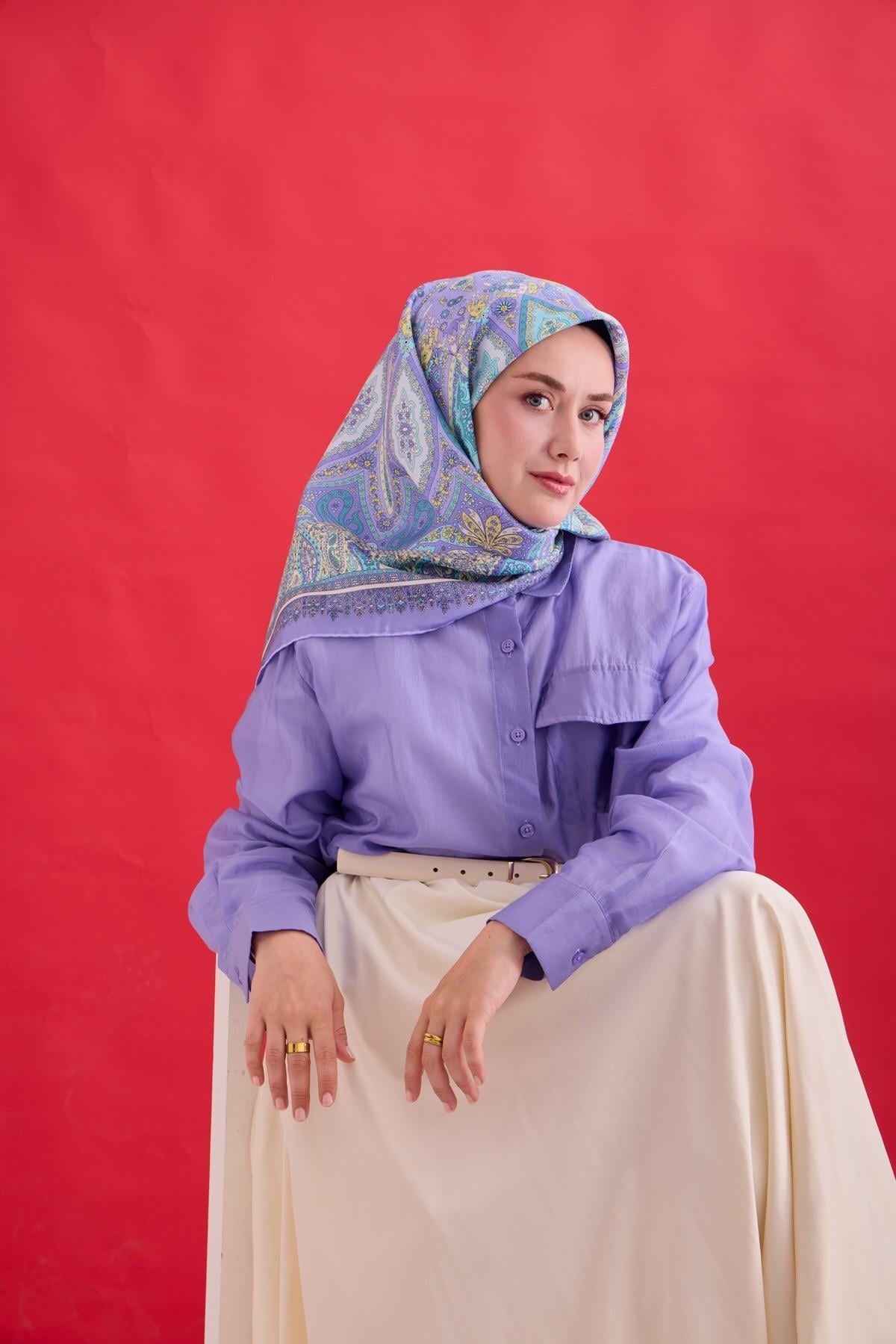 Silk Home Twill İpek Eşarp 11476-08
