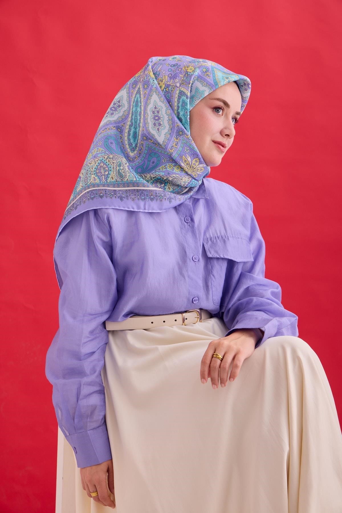 Silk Home Twill İpek Eşarp 11476-08