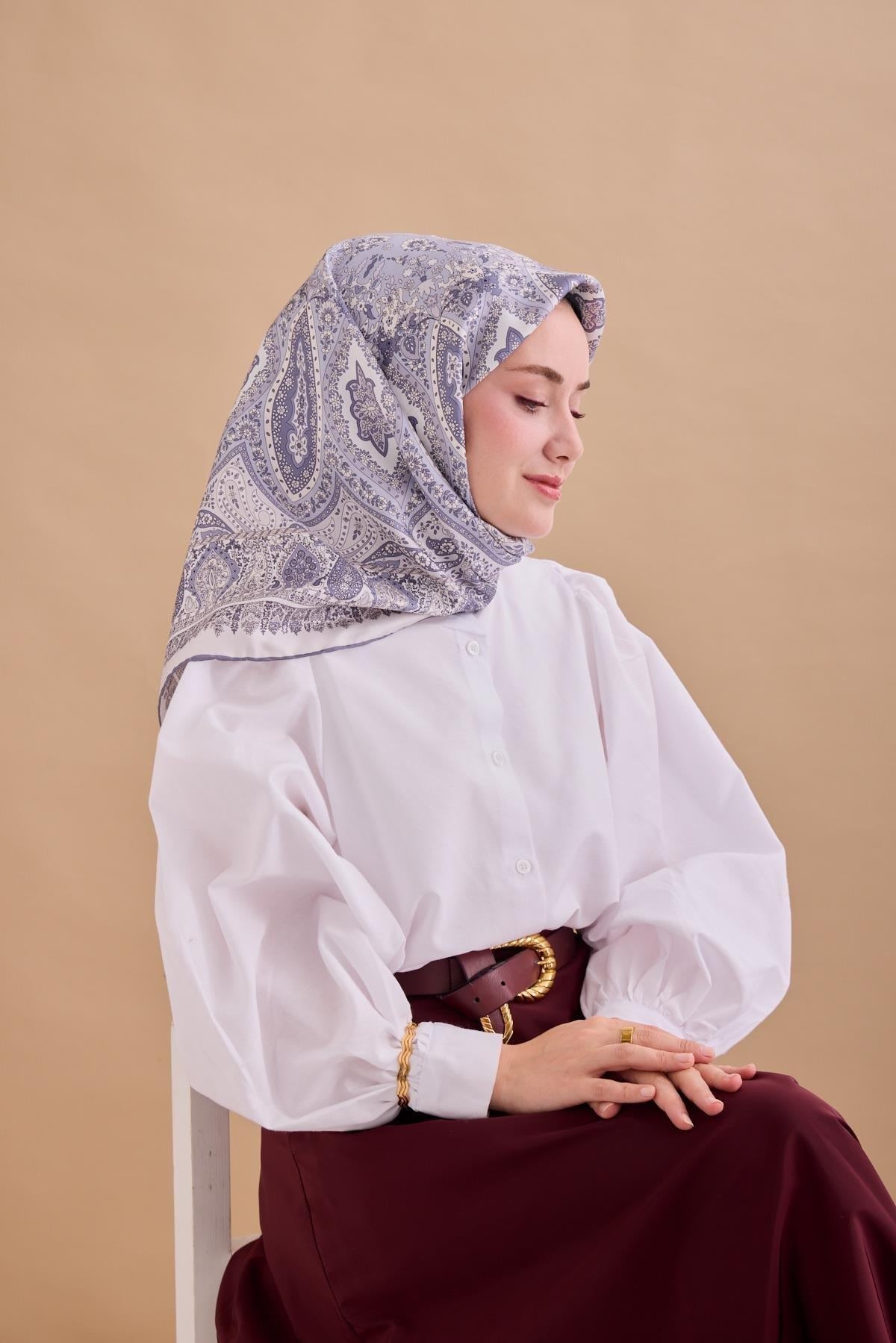 Silk Home Twill İpek Eşarp 11476-11