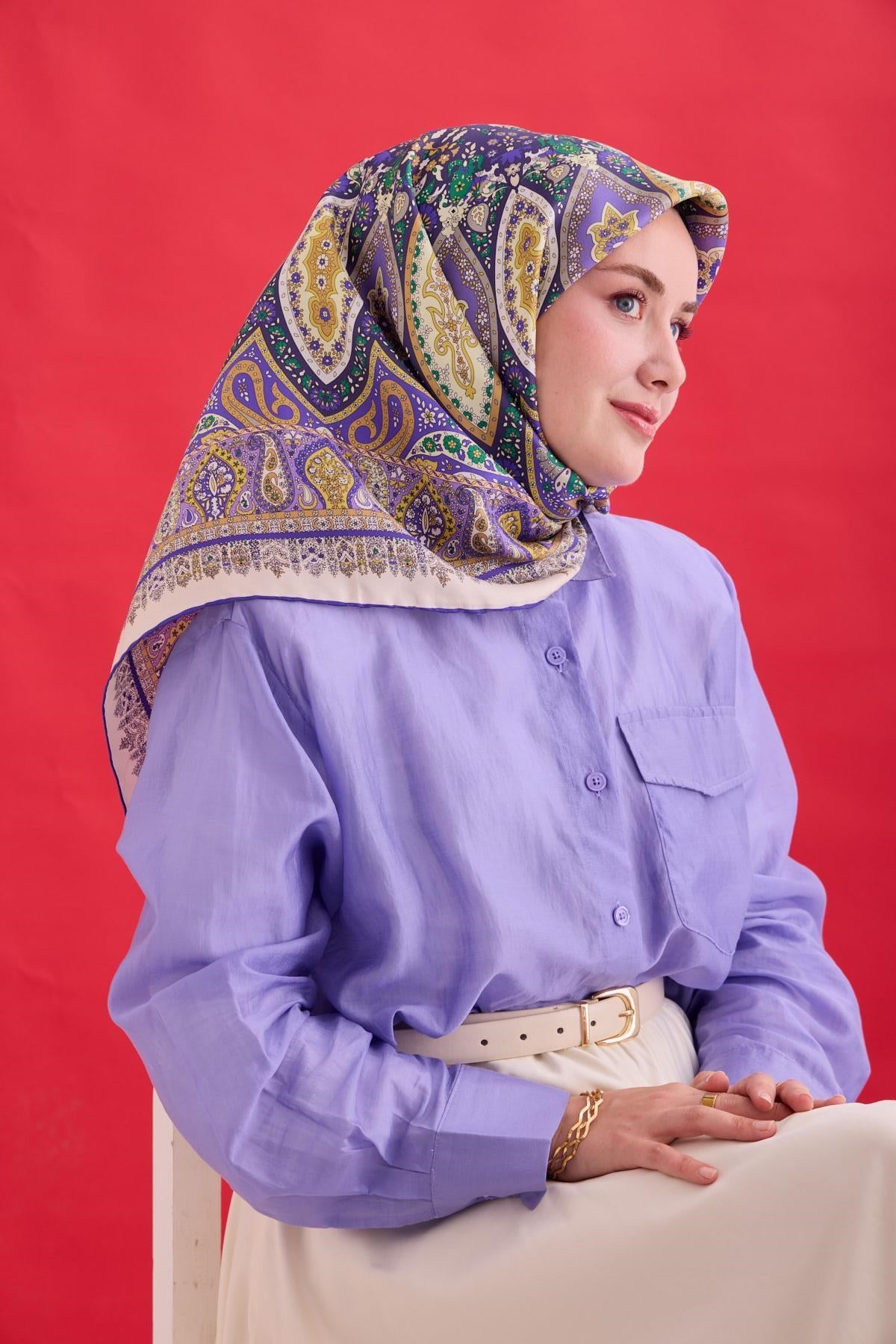 Silk Home Twill İpek Eşarp 11476-17