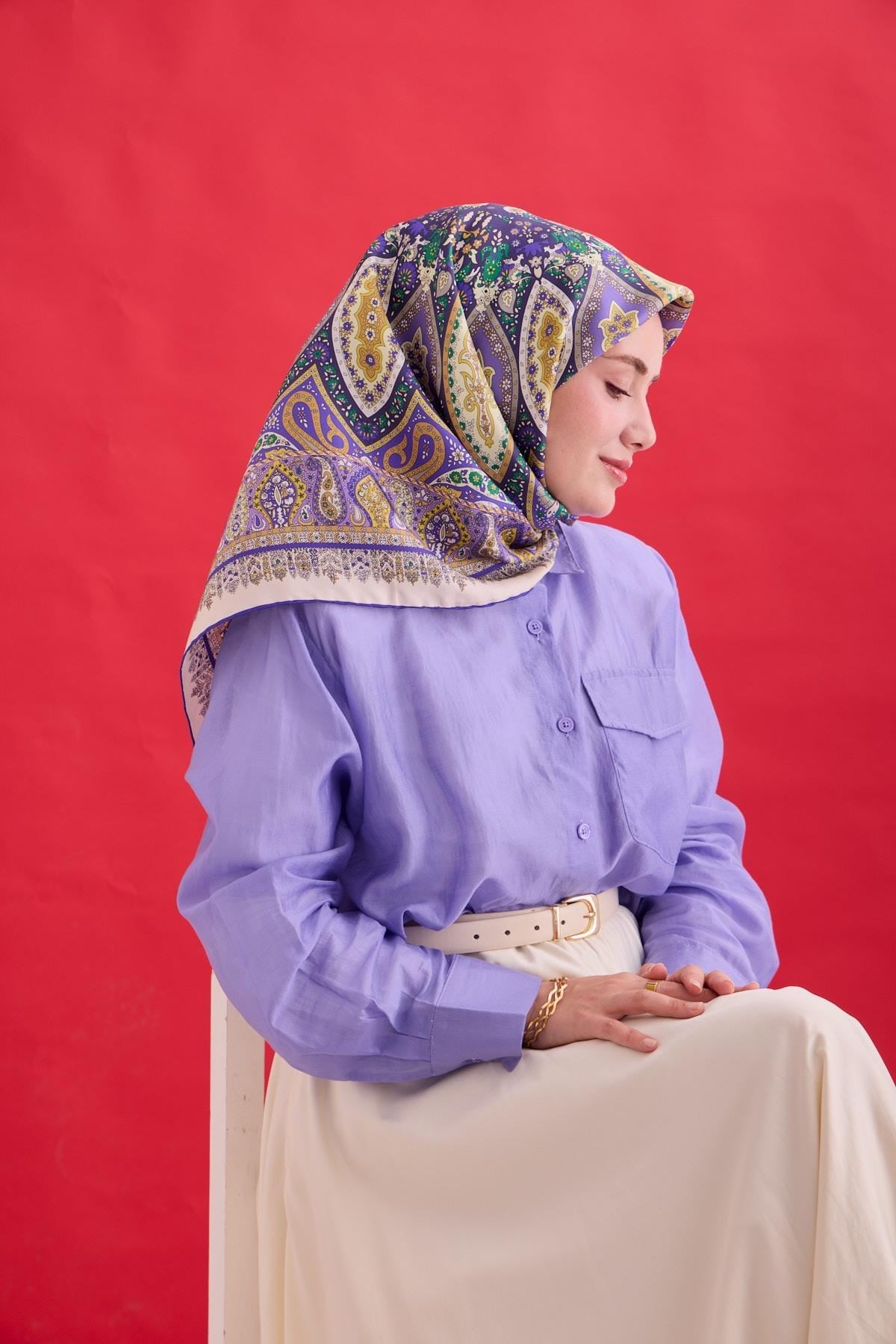 Silk Home Twill İpek Eşarp 11476-17