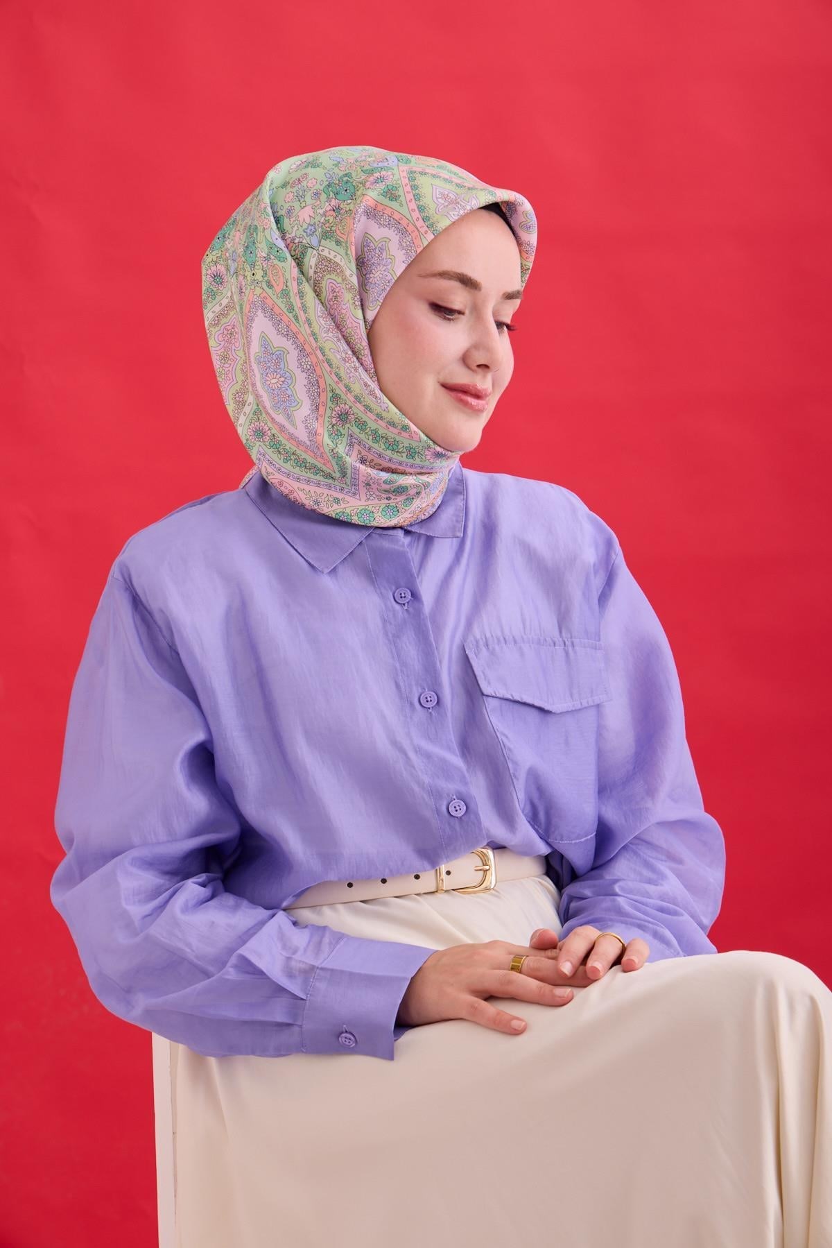 Silk Home Twill İpek Eşarp 11476-19
