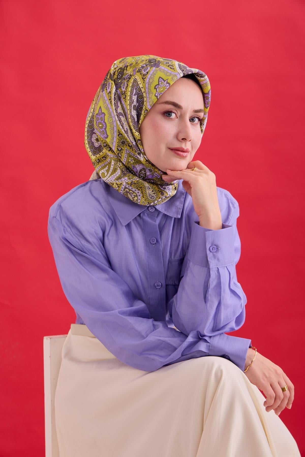 Silk Home Twill İpek Eşarp 11476-24