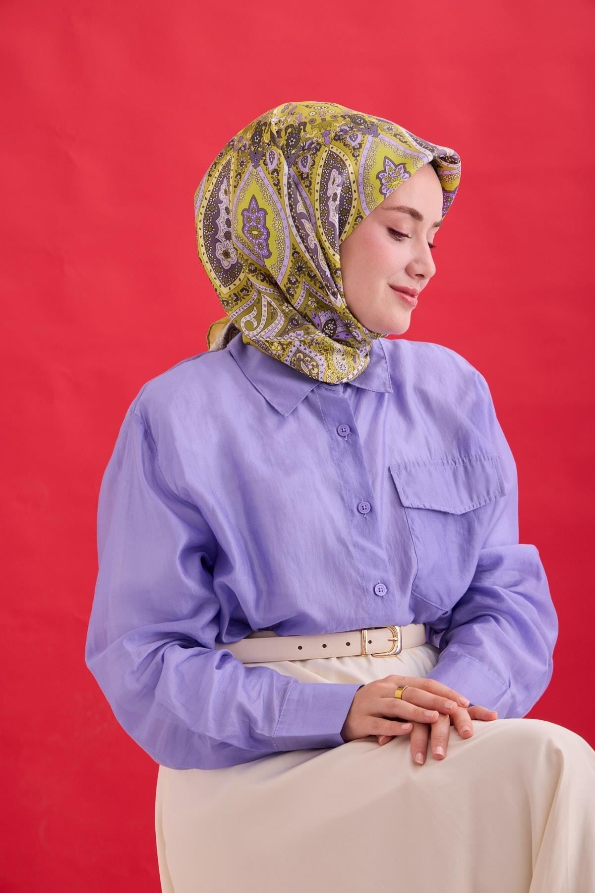 Silk Home Twill İpek Eşarp 11476-24