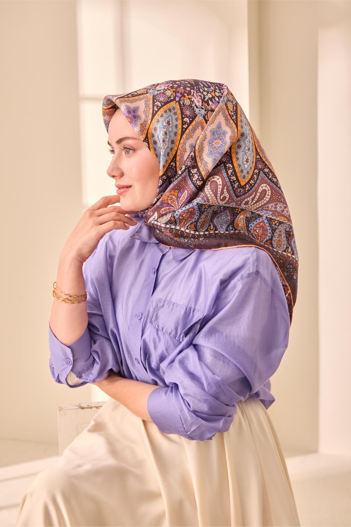 Silk Home Twill İpek Eşarp 11476-25