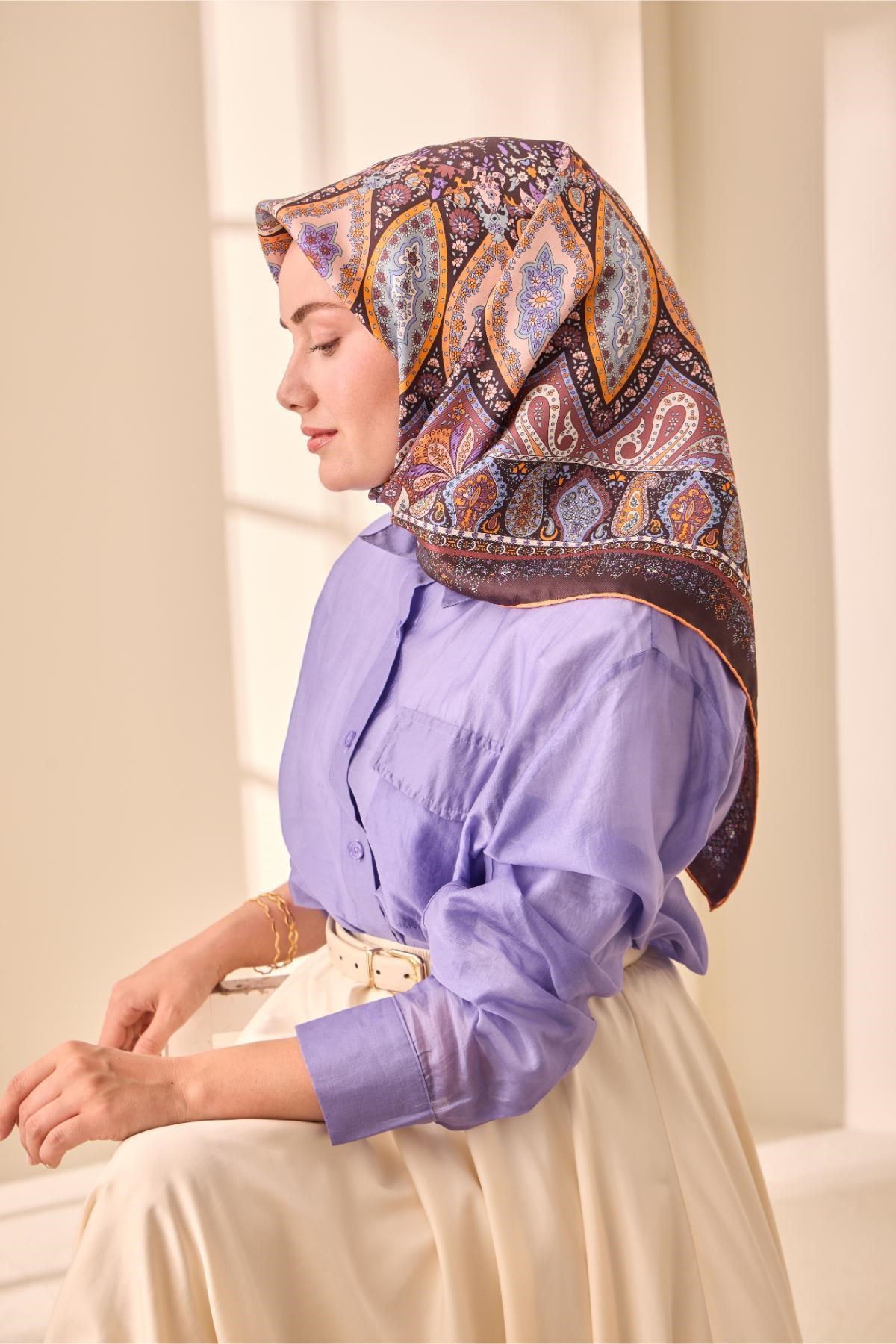 Silk Home Twill İpek Eşarp 11476-25