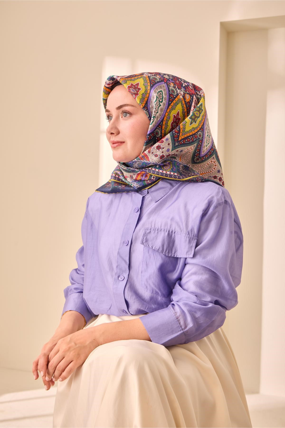 Silk Home Twill İpek Eşarp 11476-31
