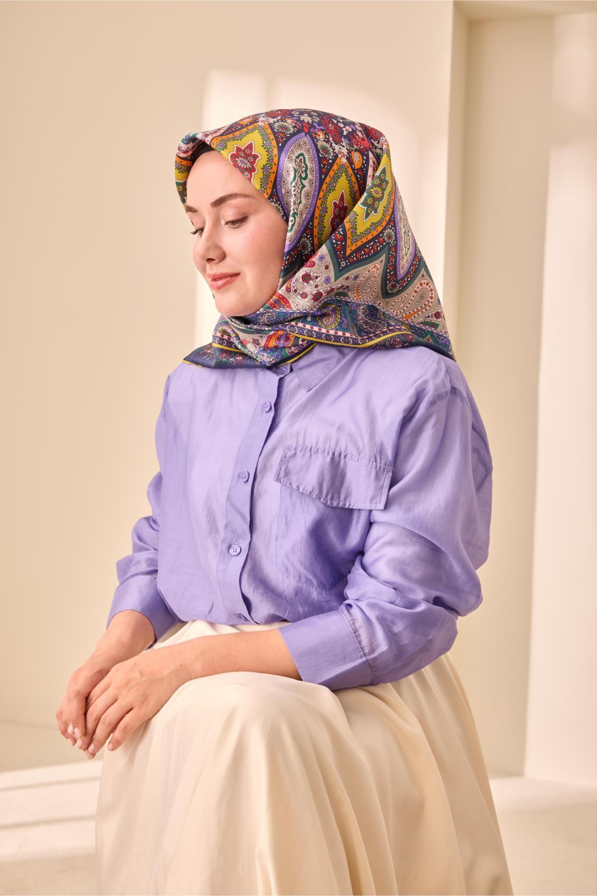 Silk Home Twill İpek Eşarp 11476-31