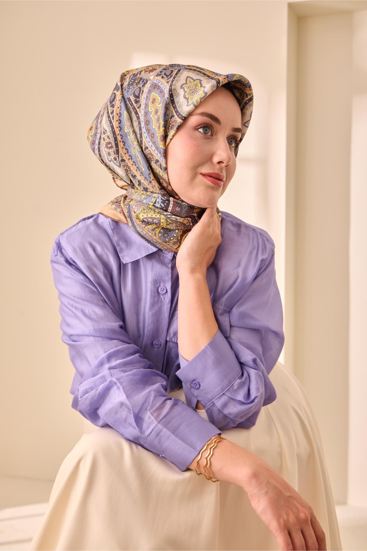 Silk Home Twill İpek Eşarp 11476-37