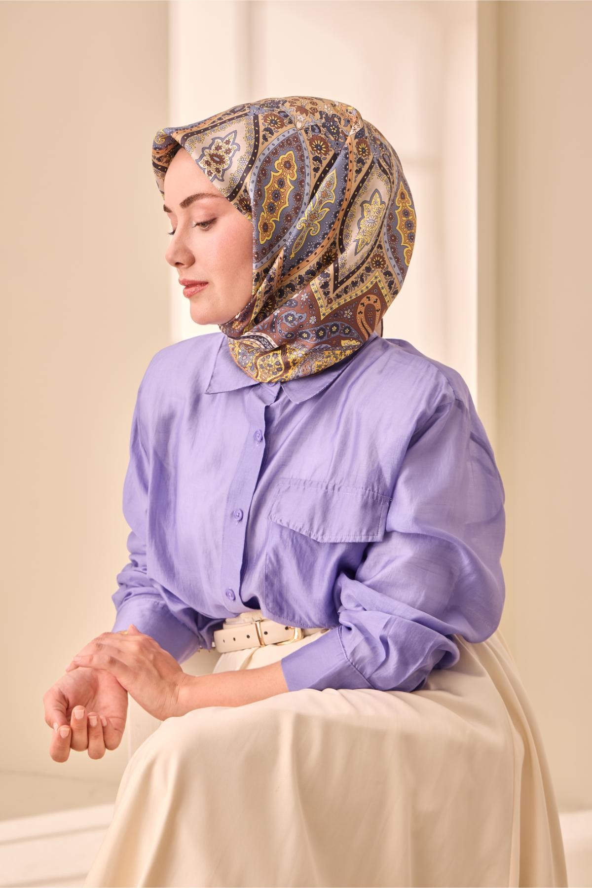Silk Home Twill İpek Eşarp 11476-37