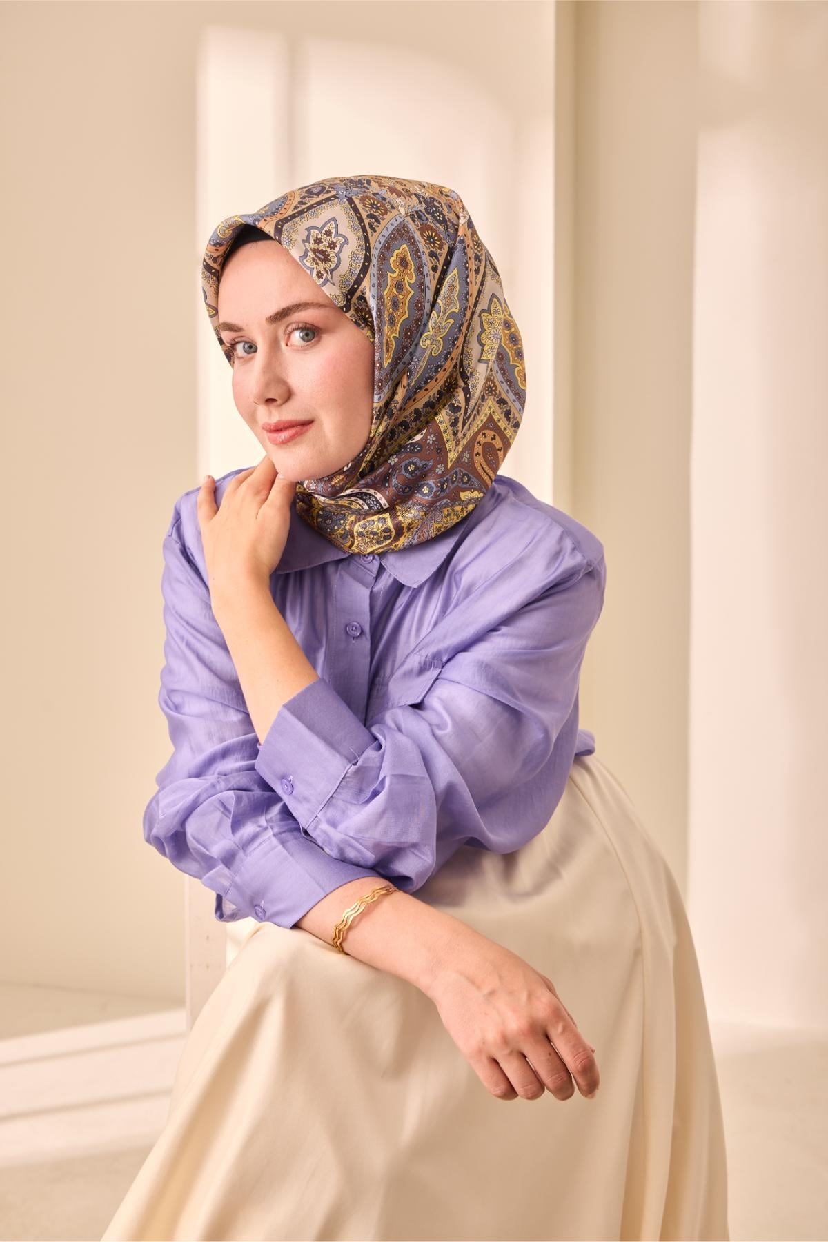Silk Home Twill İpek Eşarp 11476-37