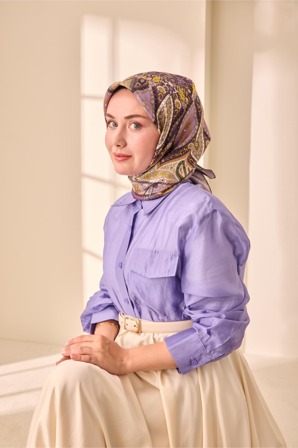 Silk Home Twill İpek Eşarp 11476-39