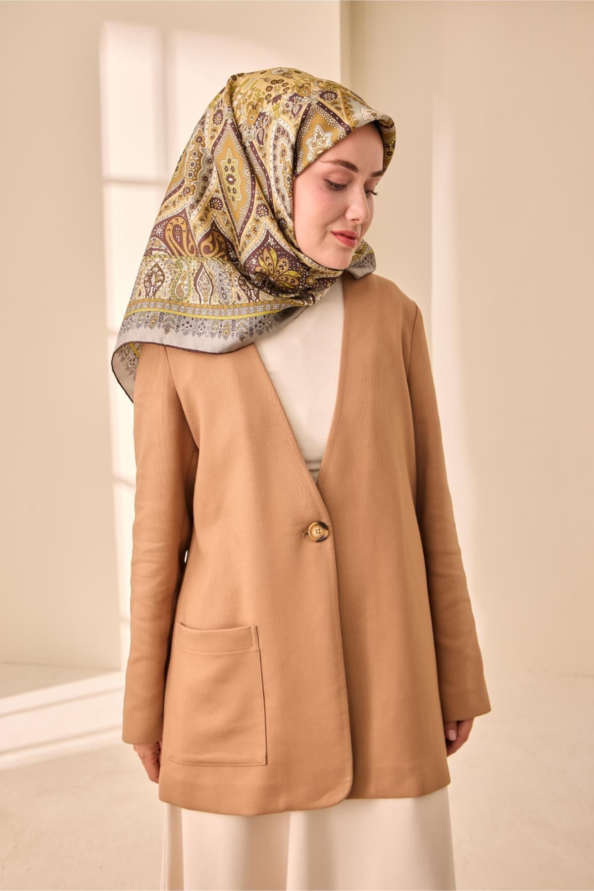 Silk Home Twill İpek Eşarp 11476-49