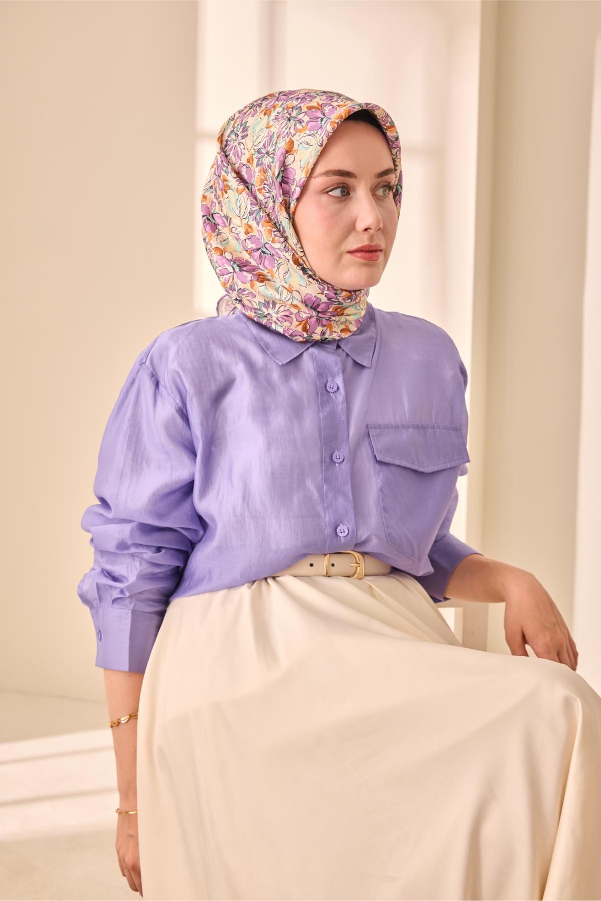 Silk Home Twill İpek Eşarp 11477-02