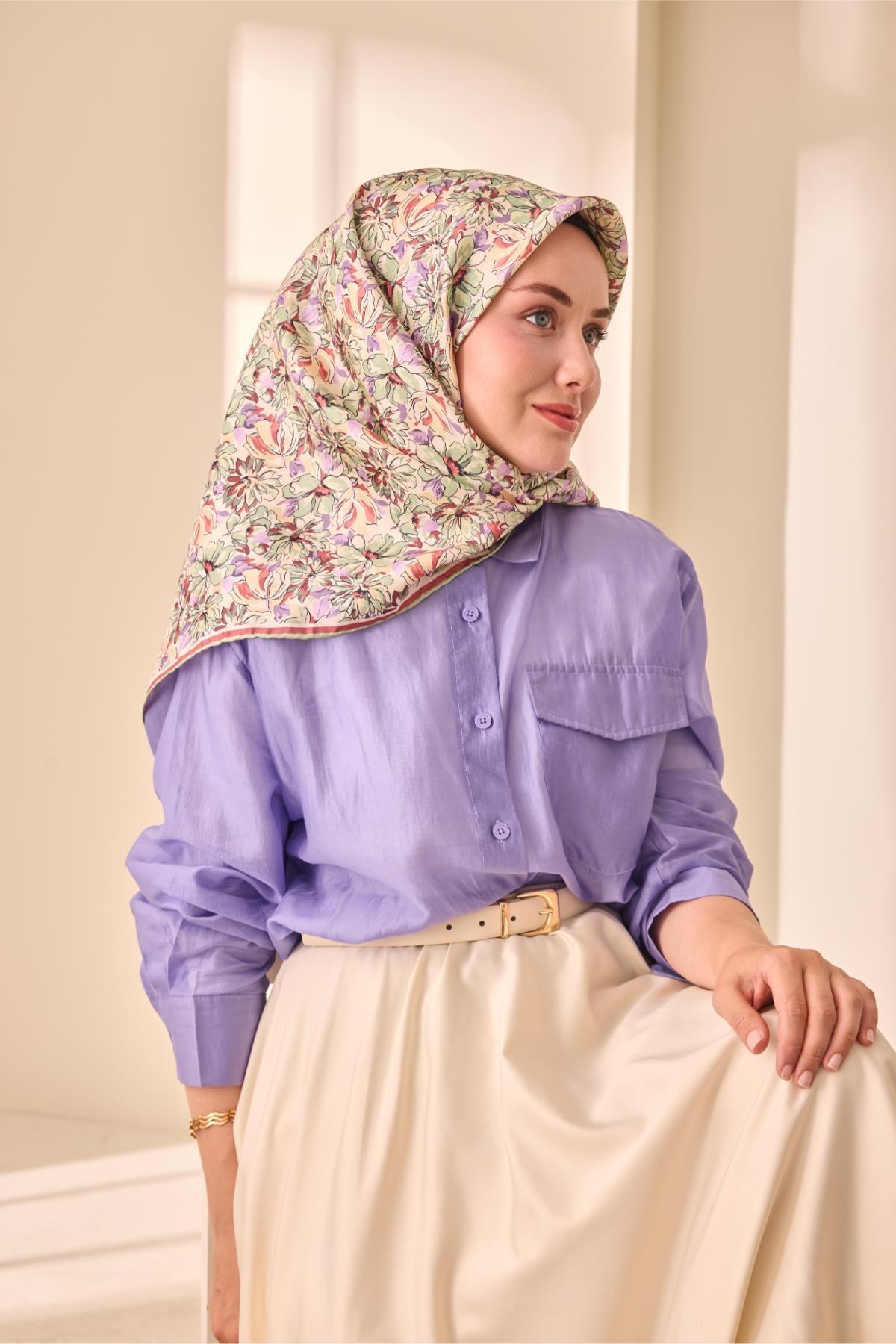 Silk Home Twill İpek Eşarp 11477-04